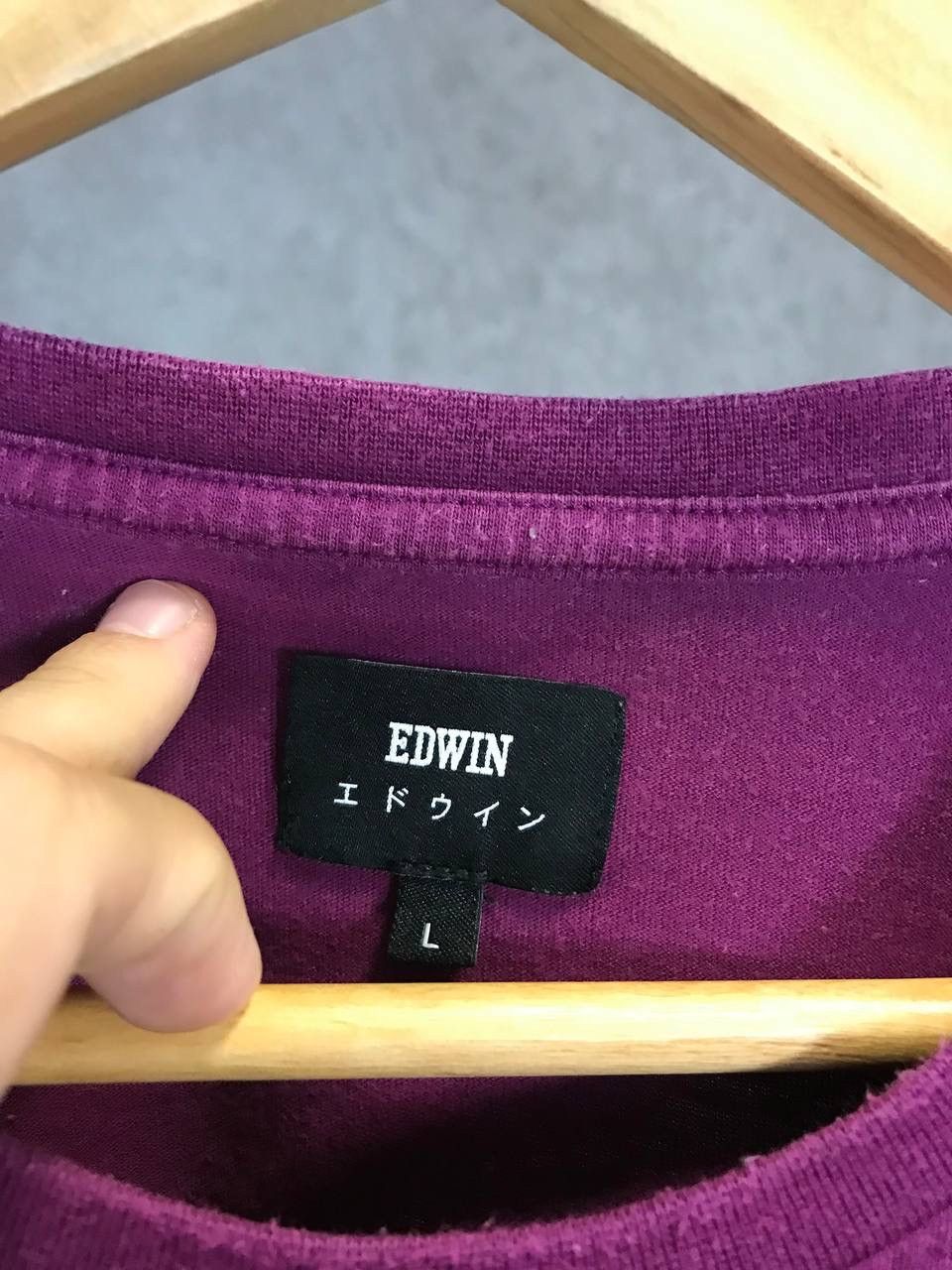 Edwin Edwin Japanese pocket logo tee Size US L / EU 52-54 / 3 - 4 Thumbnail