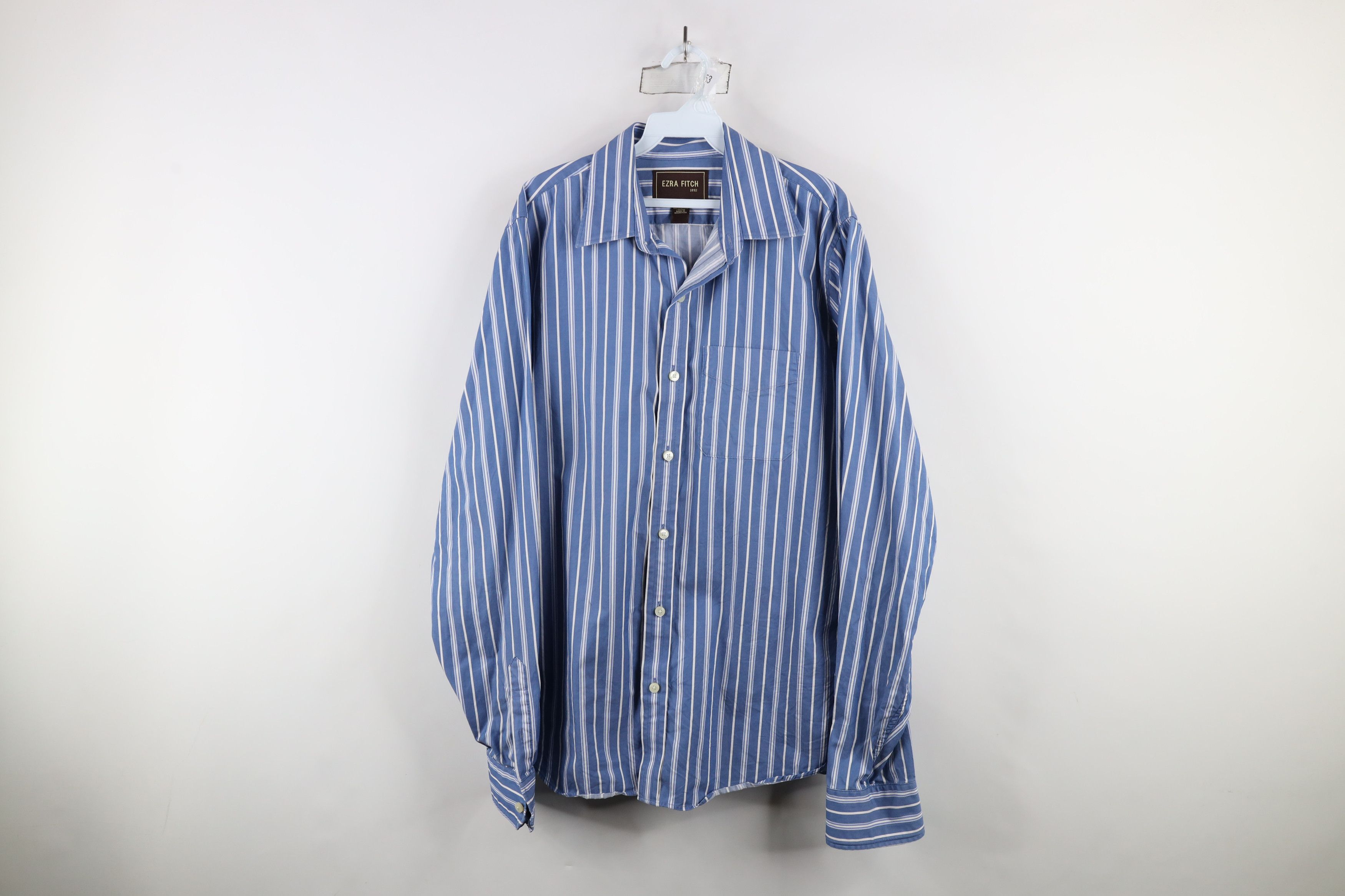 Abercrombie & Fitch × Vintage Vintage Abercrombie & Fitch Ezra Fitch Striped Button Shirt Size US XL / EU 56 / 4 - 1 Thumbnail
