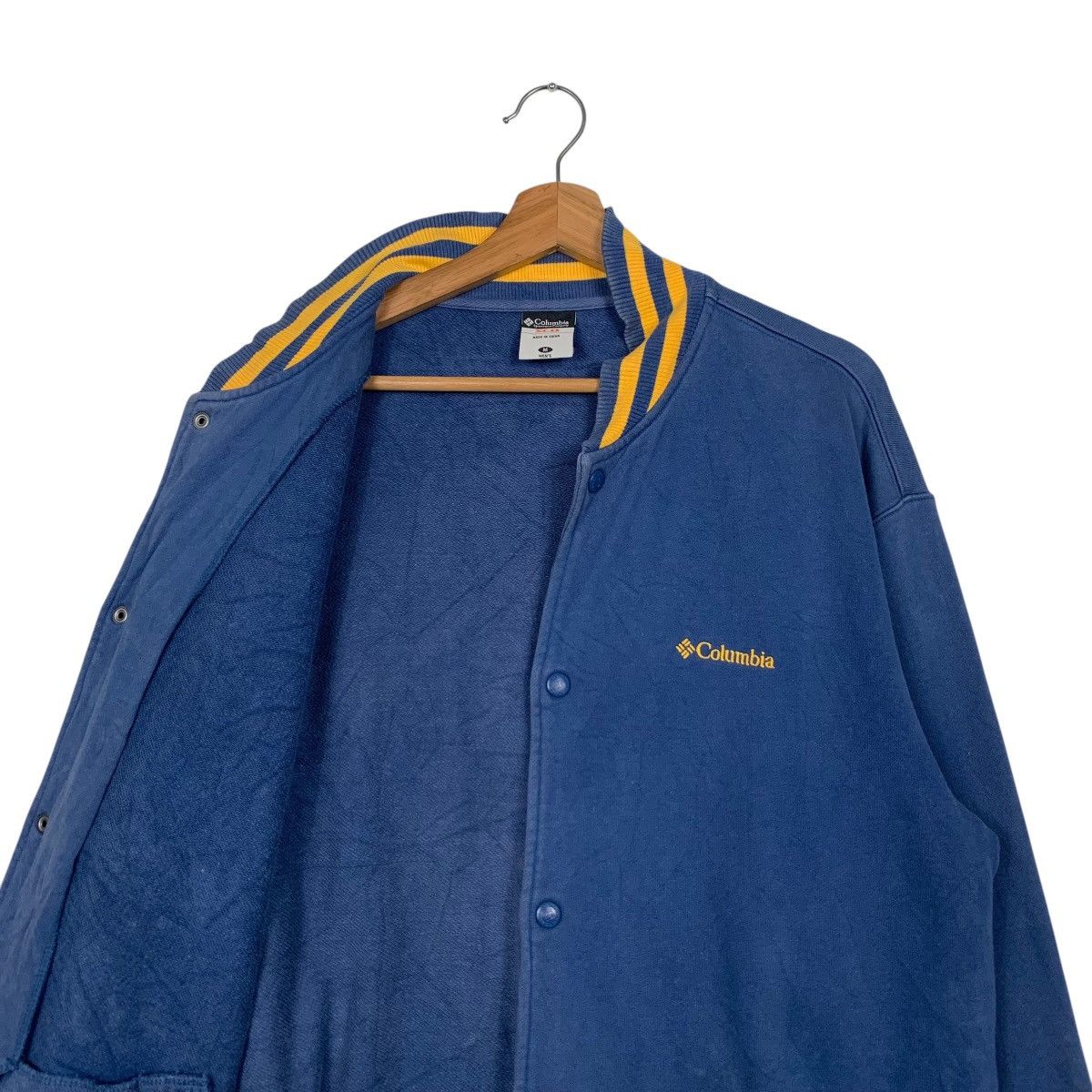 Columbia COLUMBIA Small Logo Blue Varsity Jacket #1720-C76 Size US M / EU 48-50 / 2 - 10 Thumbnail