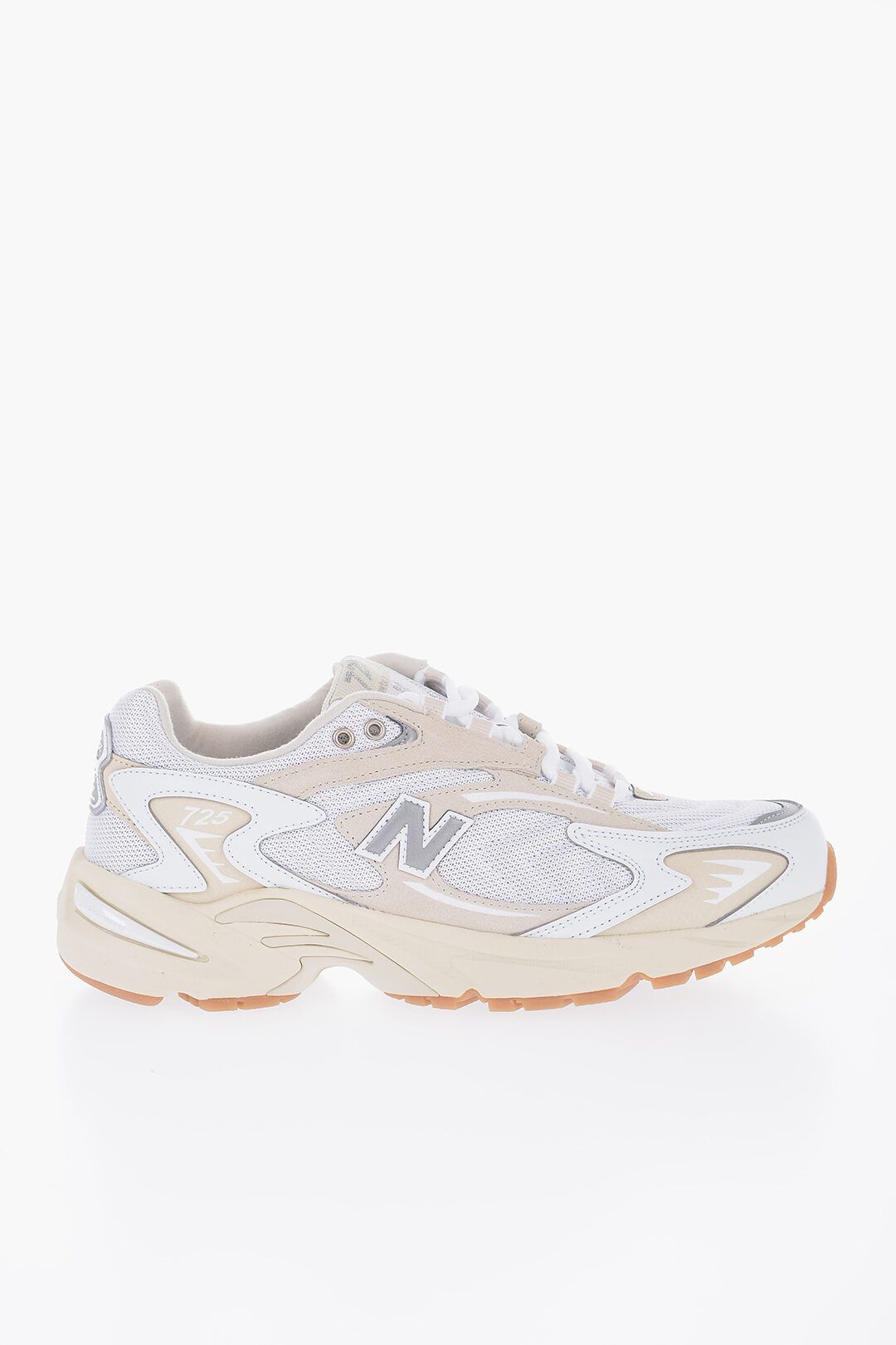 image of New Balance Og1Mm0424 Leather & Fabric Low Top-Sneakers In Beige, Men's (Size 9)