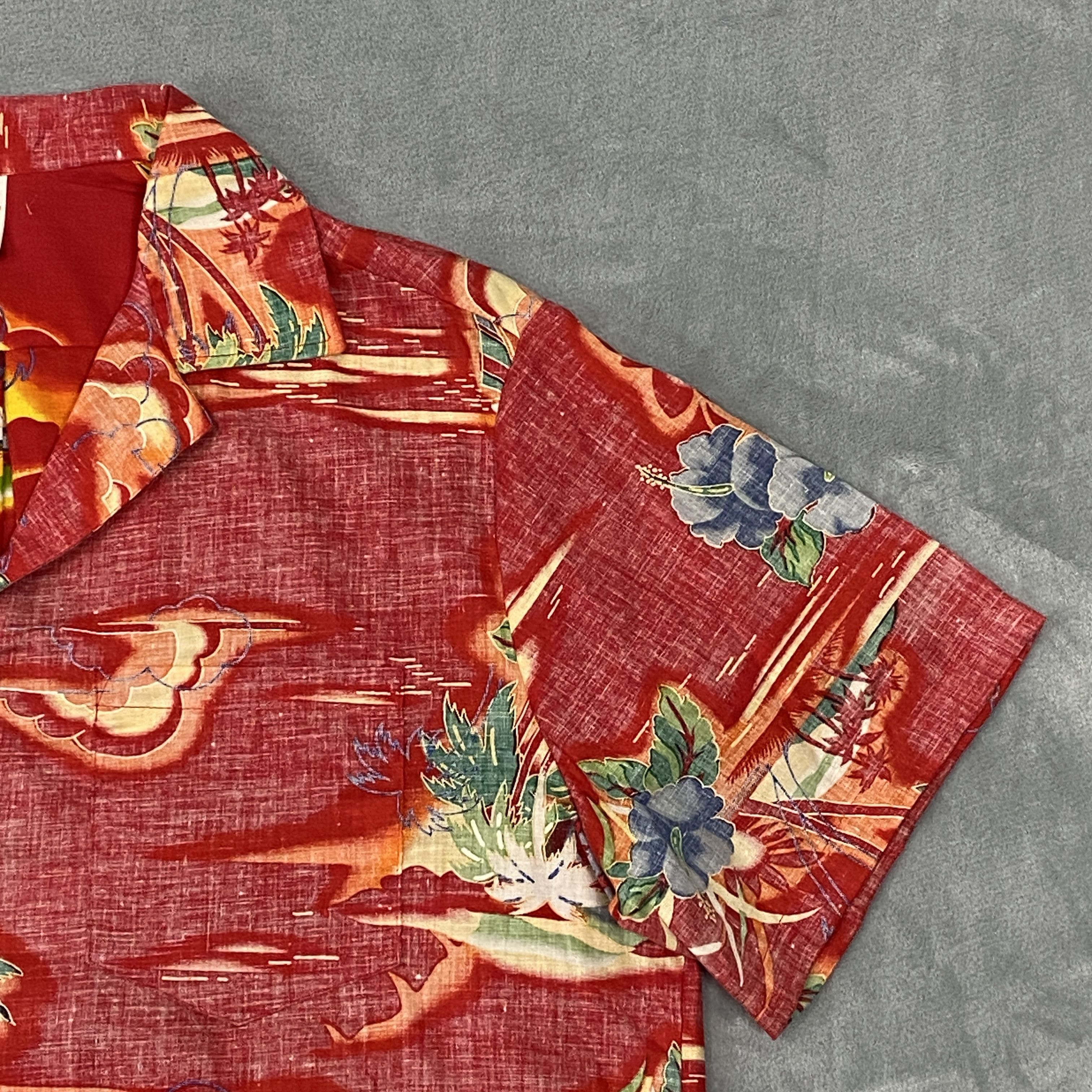 Other Reverse Print Hawaiian Islands Shirt Men Large Short Sleeve Size US L / EU 52-54 / 3 - 4 Thumbnail