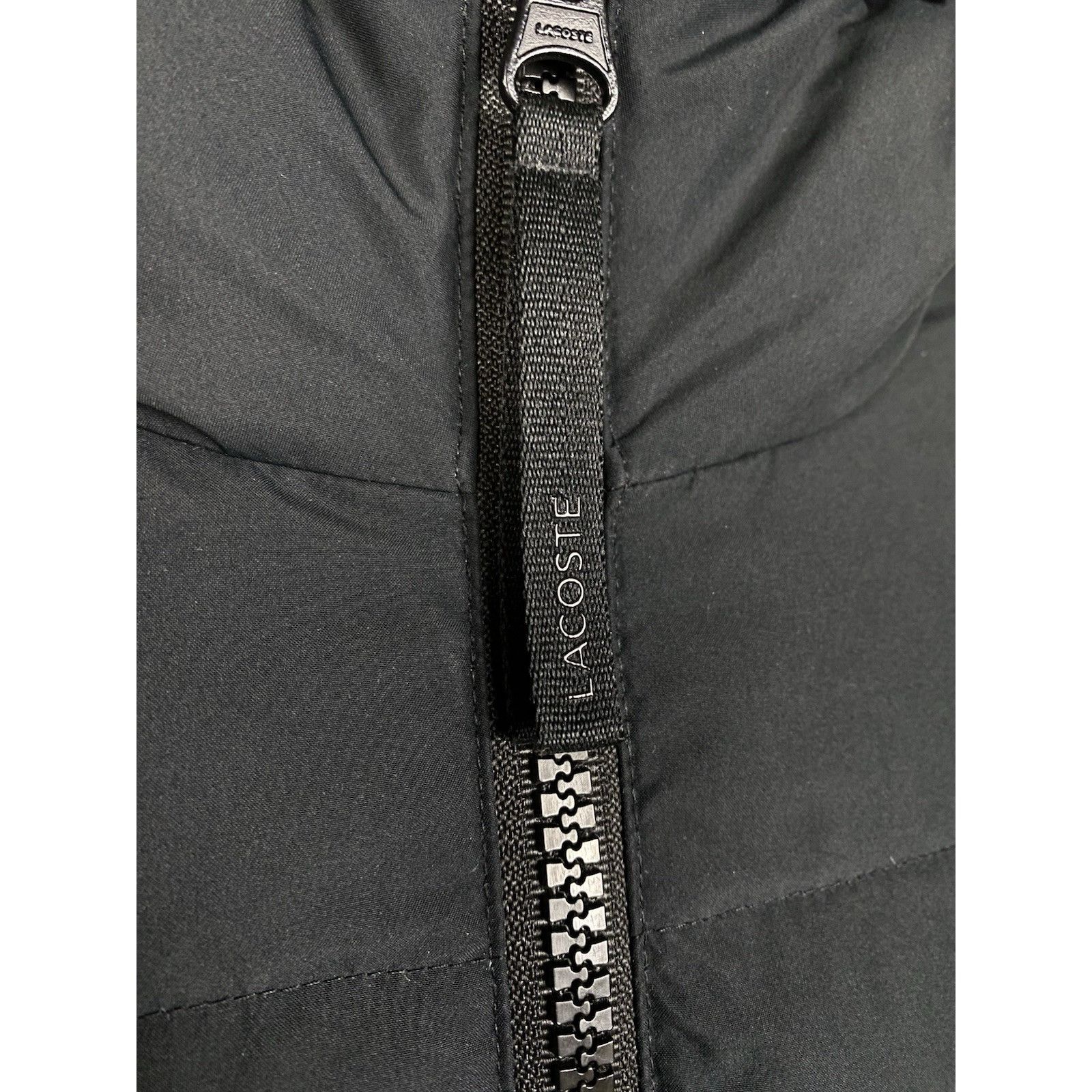Lacoste Lacoste Big Logo Men's Black Down Insulated Puffer Jacket Si Size US XL / EU 56 / 4 - 11 Thumbnail