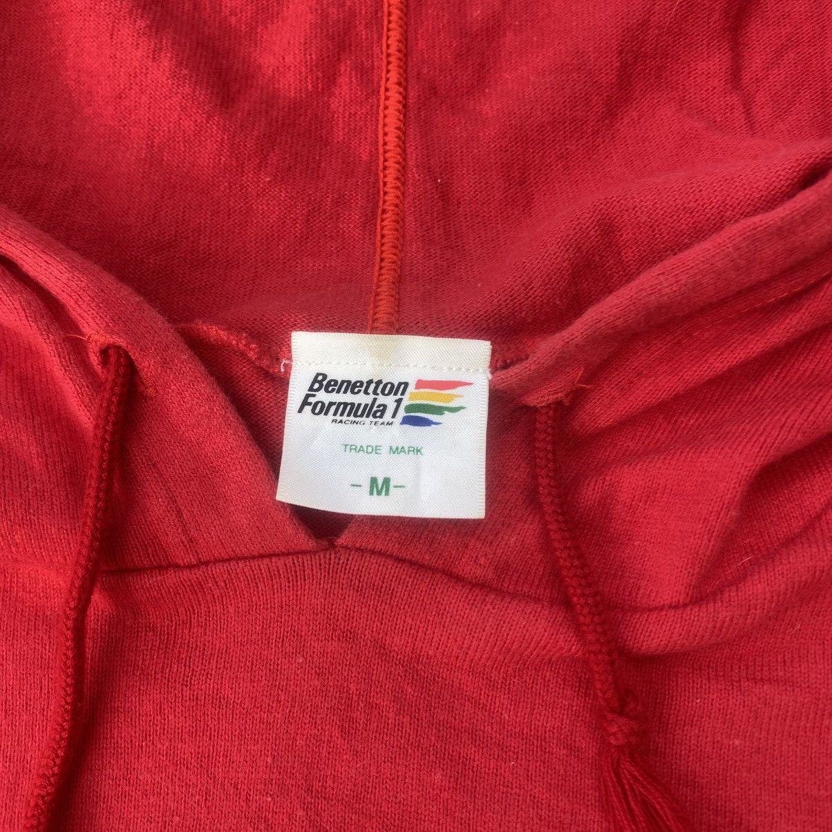 United Colors Of Benetton 1990s Benetton Formula 1 hoodie Size US M / EU 48-50 / 2 - 6 Thumbnail