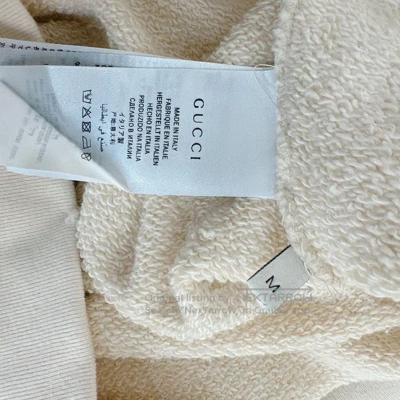 Gucci Gucci Beige graffiti letter printed round-neck sweatshirt Size US M / EU 48-50 / 2 - 5 Thumbnail