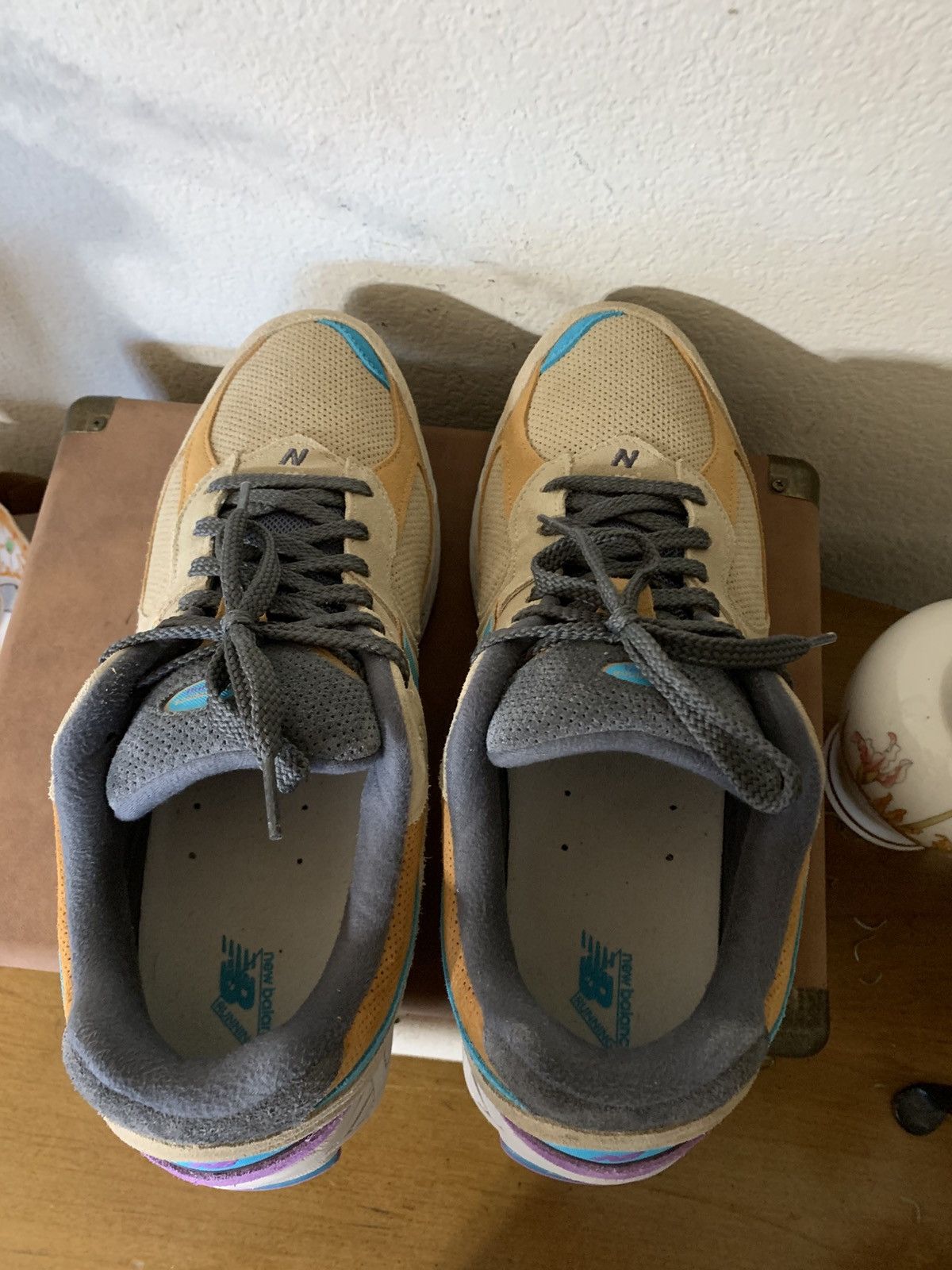 J.Crew × New Balance J Crew x New Balance 2002R sneakers Rain cloud/prism purple Size US 13 / EU 46 - 6 Thumbnail