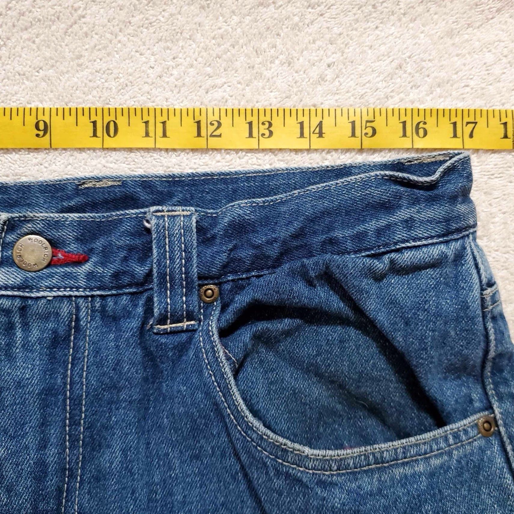 Vintage Woolrich Flannel Lined Jeans 34 X 31 Size US 33 - 5 Thumbnail