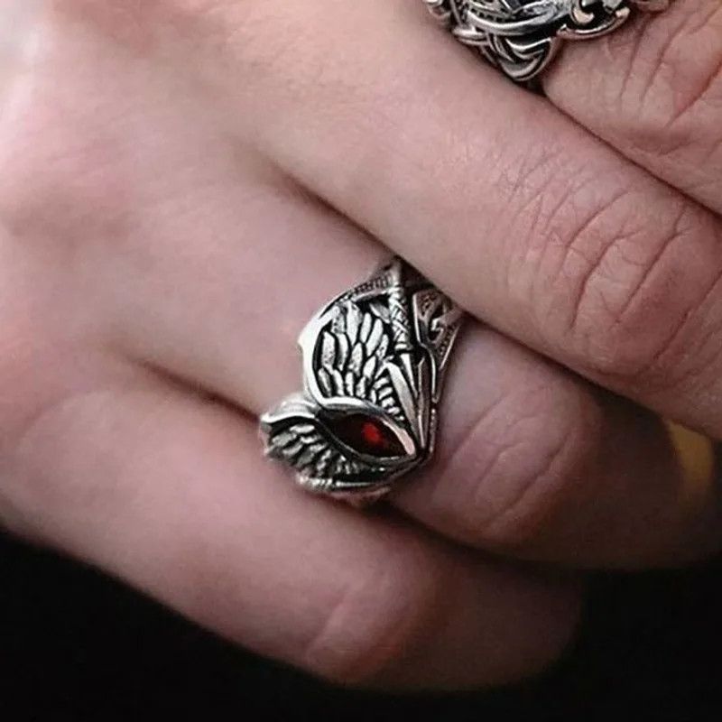 Japanese Brand × Jewelry × Vintage Neo Gothic Halloween Wing Ring Size ONE SIZE - 4 Thumbnail