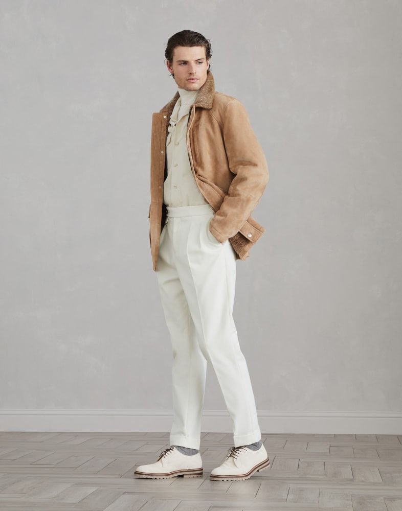 Brunello Cucinelli o1w1db10825 Fur Jacket in Brown Size US S / EU 44-46 / 1 - 5 Thumbnail