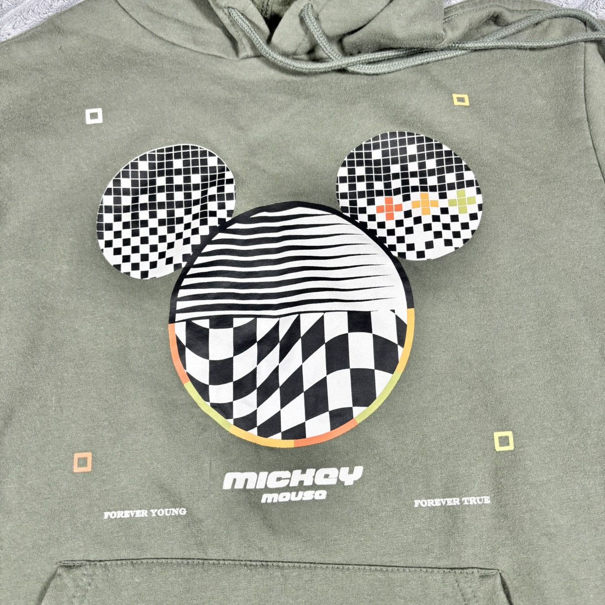Disney Mickey Mouse Forever Hoodie Mens M Disney Young/True Gray Size US M / EU 48-50 / 2 - 2 Thumbnail