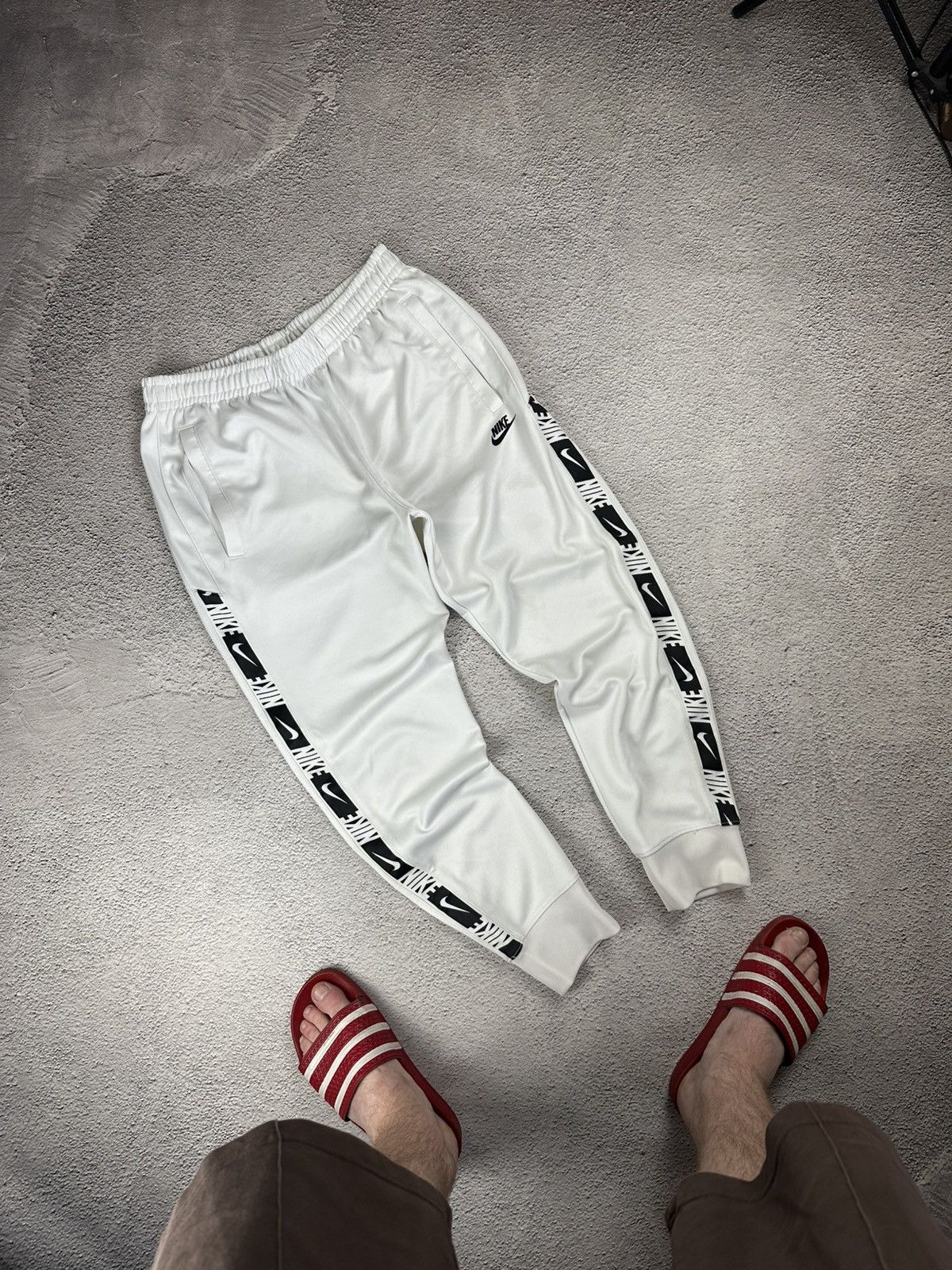 Nike Vintage Nike Track Pants Y2K Washed Style Drill SK8 Size US 32 / EU 48 - 2 Thumbnail