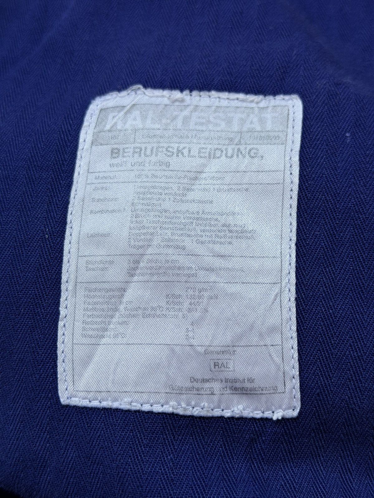 Le Laboureur Vintage 70s German Buckle Back Sanfor Work Pants Size US 32 / EU 48 - 10 Thumbnail