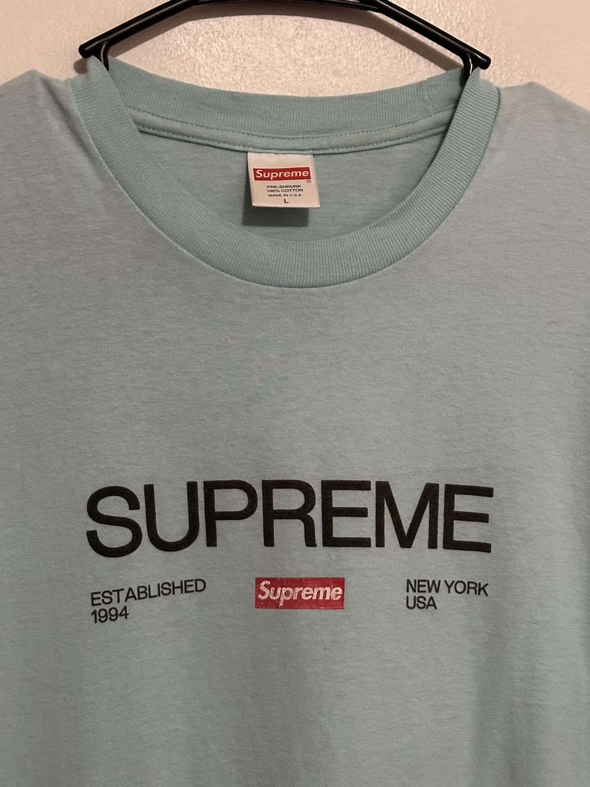 Supreme Supreme Est. 1994 Tee Size US L / EU 52-54 / 3 - 2 Thumbnail