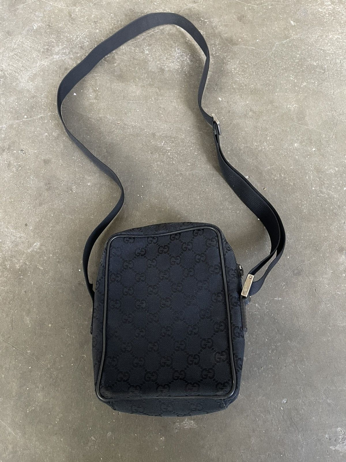 Gucci Gucci GG Monogram Canvas Crossbody Leather Mobile Pocket Size ONE SIZE - 6 Thumbnail