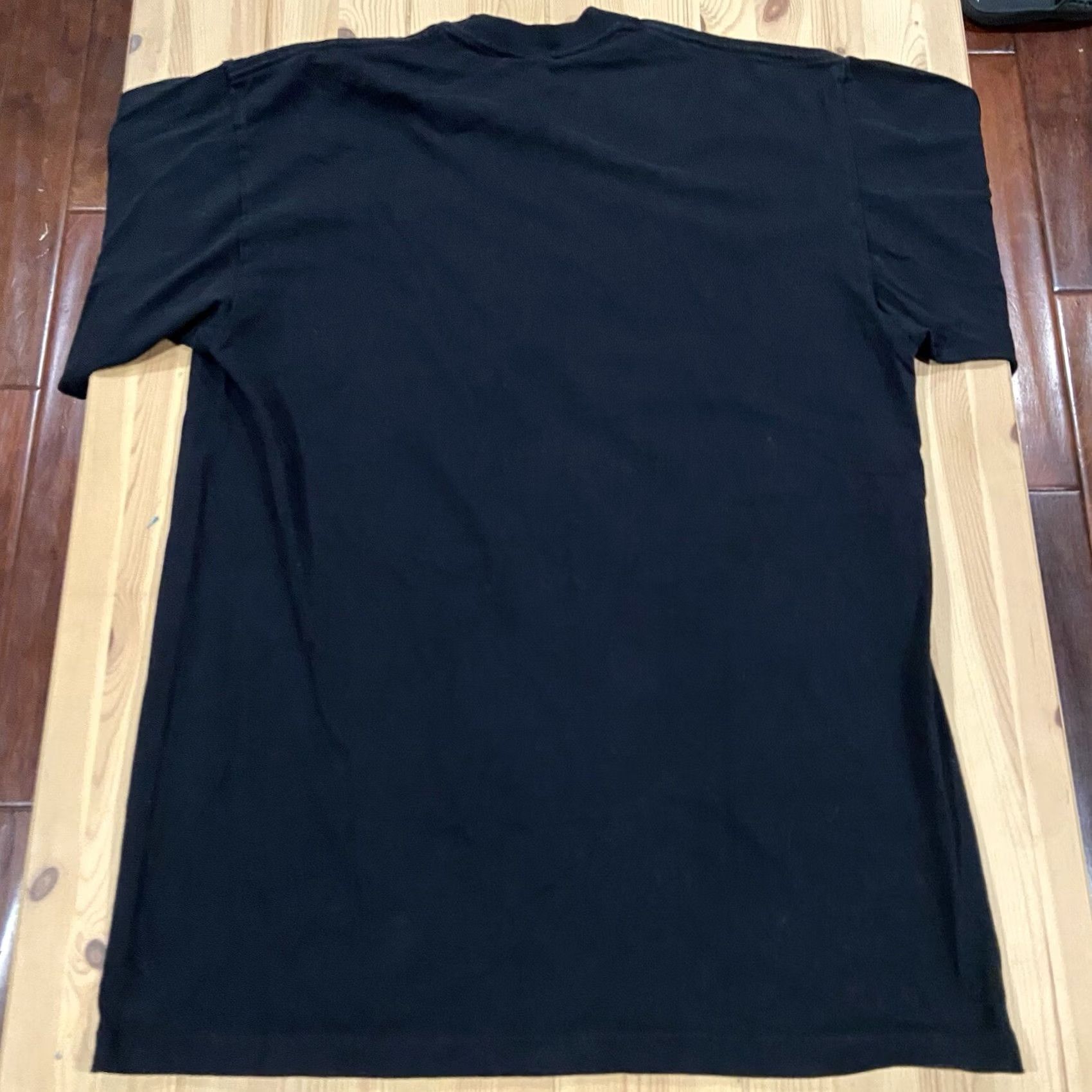 Vintage VINTAGE Lusso Wear T-Shirt Men XL Black Cotton Glitter Graphics Gambling 90s? Size US XL / EU 56 / 4 - 2 Thumbnail