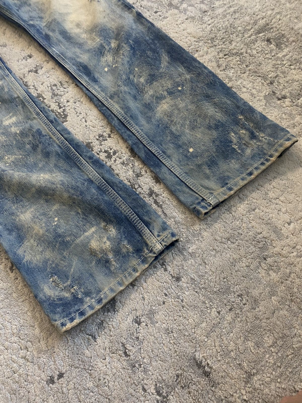 Diesel Diesel Krooley - Mudwash Bleached Jeans Size US 32 / EU 48 - 4 Thumbnail