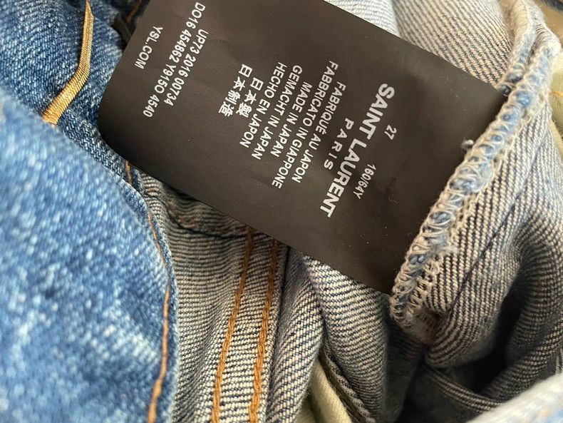 Saint Laurent Paris Saint Laurent Paris 16ss Ripped Jeans Size US 27 - 8 Thumbnail