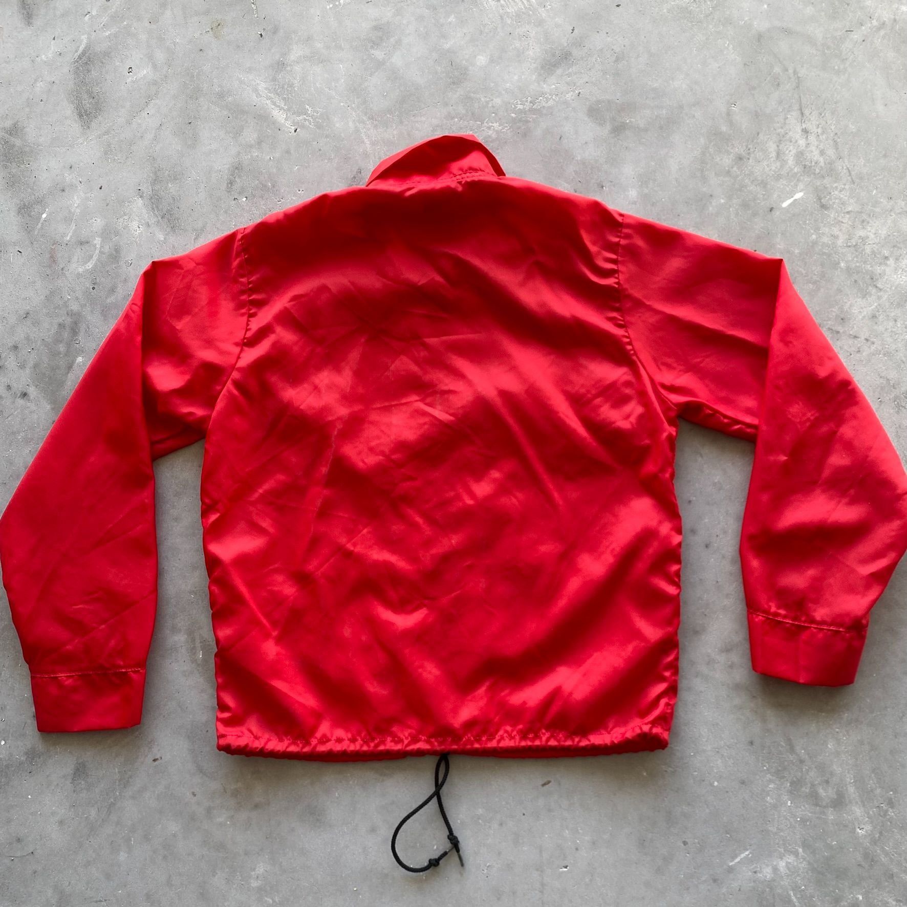 Vintage Vintage 70s Red Windbreaker Full Zip Light Jacket Size US S / EU 44-46 / 1 - 4 Thumbnail