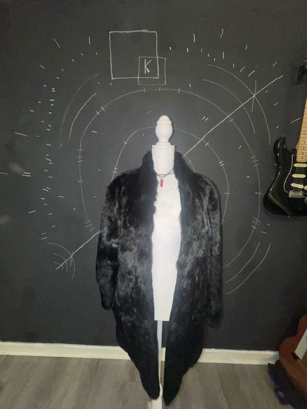 Other Genuine vintage Rabbit Fur women’s black coat size Medium Size M / US 6-8 / IT 42-44 - 2 Thumbnail