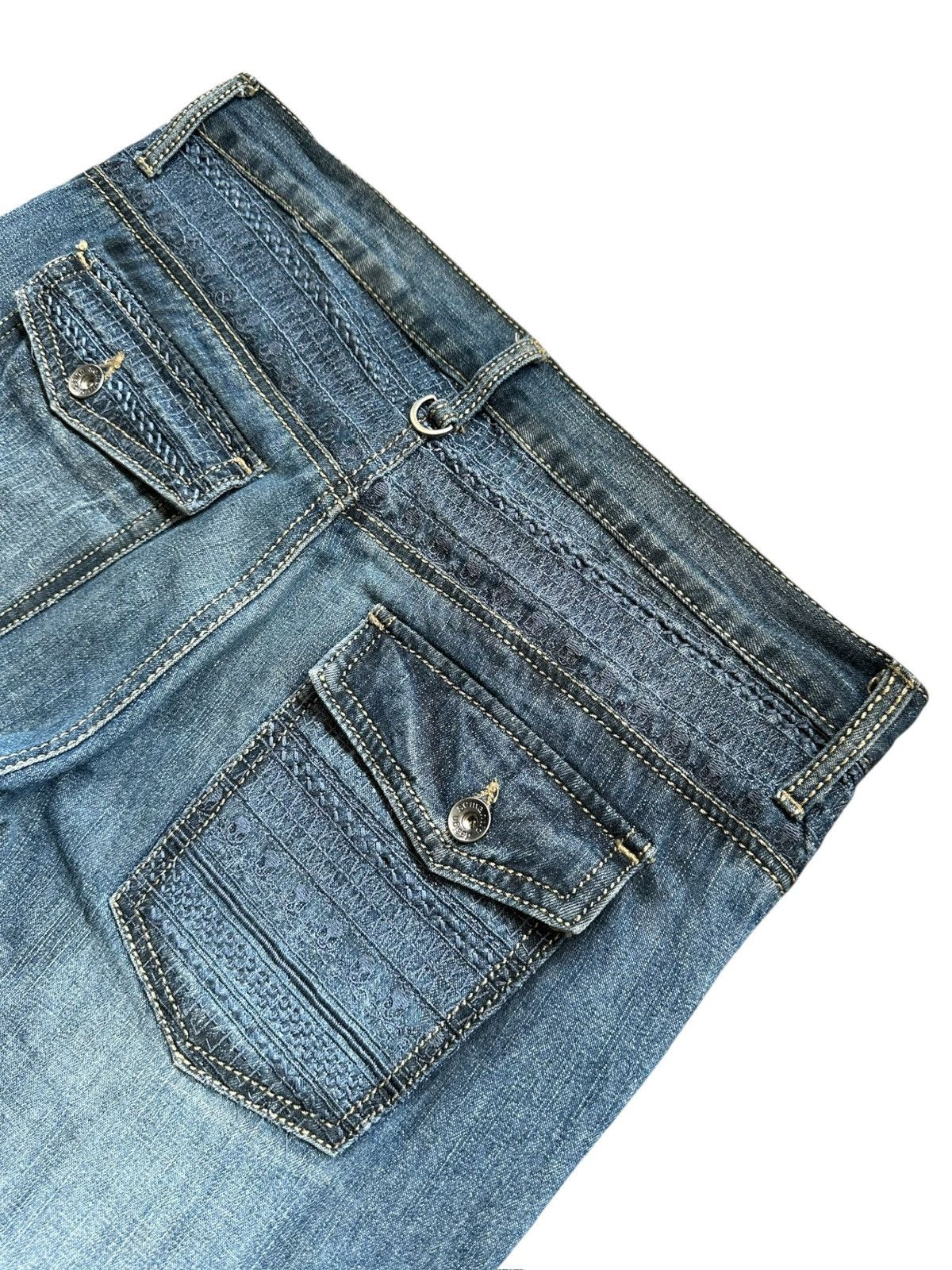 semanticdesign 2013FW Semanticdesign - jrock sashiko skull jeans Size US 32 / EU 48 - 7 Thumbnail