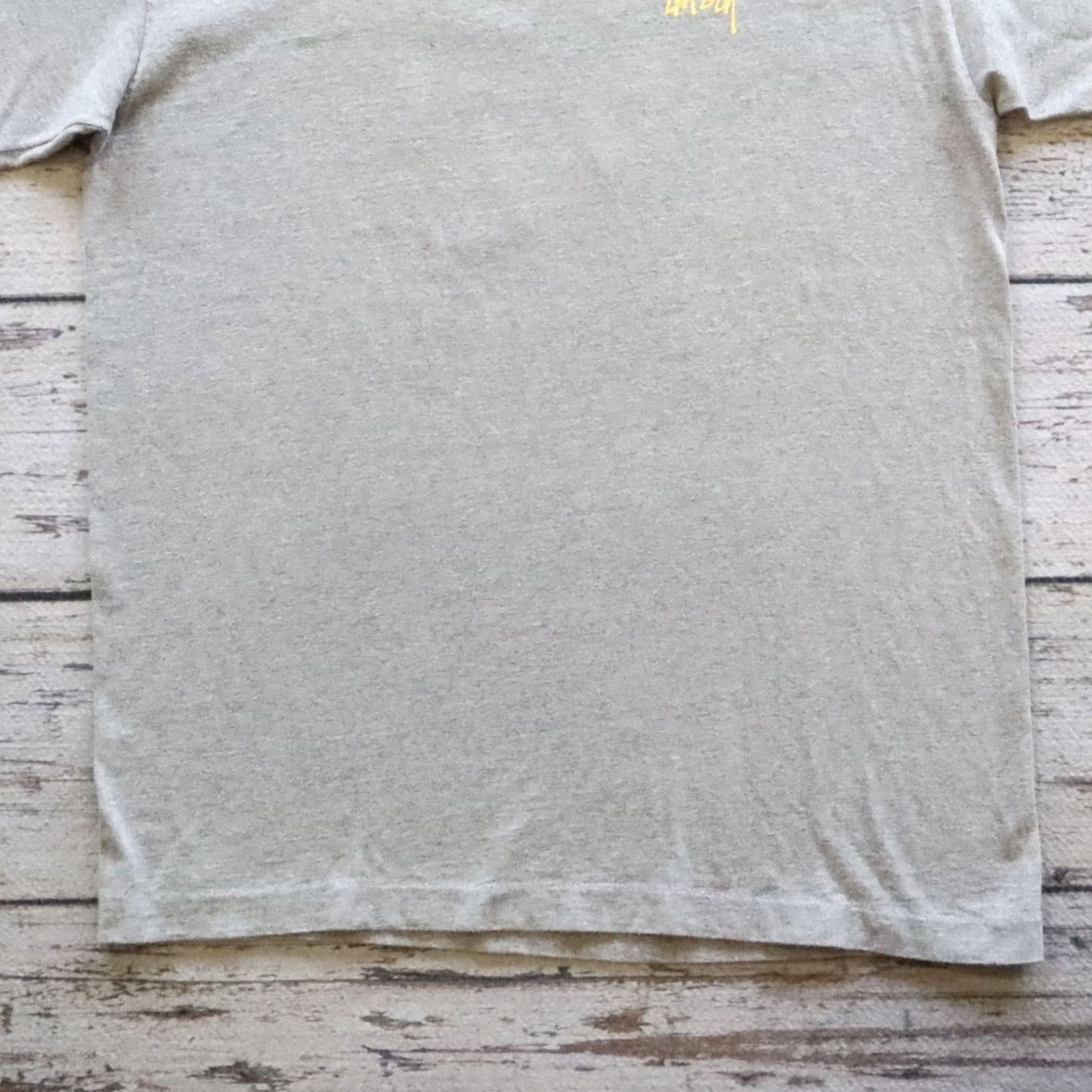 Logo 7 Vintage Stussy S Logo Tee - Size L - Gray - T Shirt - Men - 90s - Single Stitch Size US L / EU 52-54 / 3 - 4 Thumbnail