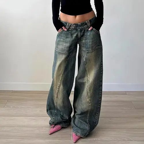 Other Streetwear Retro Vintage Distressed Patchwork Y2k Jeans Size 28" / US 6 / IT 42 - 4 Thumbnail