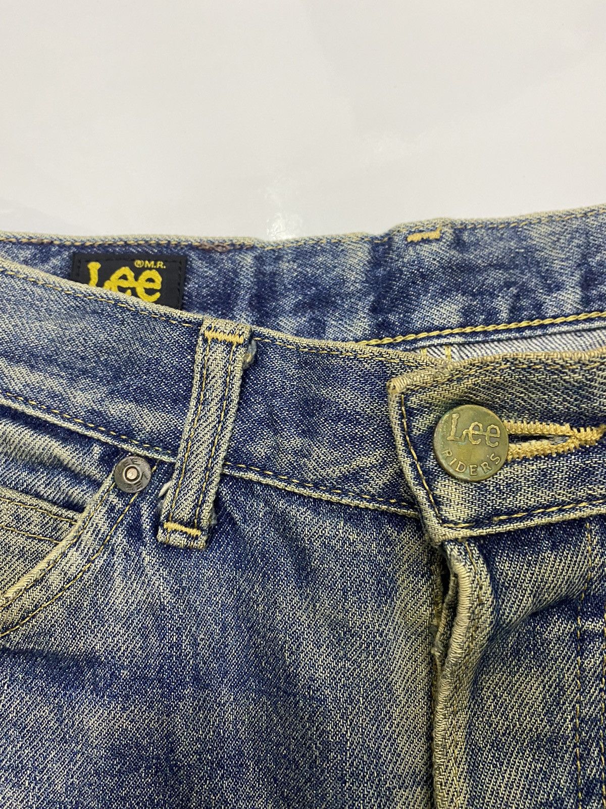 Lee VINTAGE LEE RIDERS SCOVILL SANFORIZED DISTRESSED DENIM JEANS Size US 28 / EU 44 - 7 Thumbnail