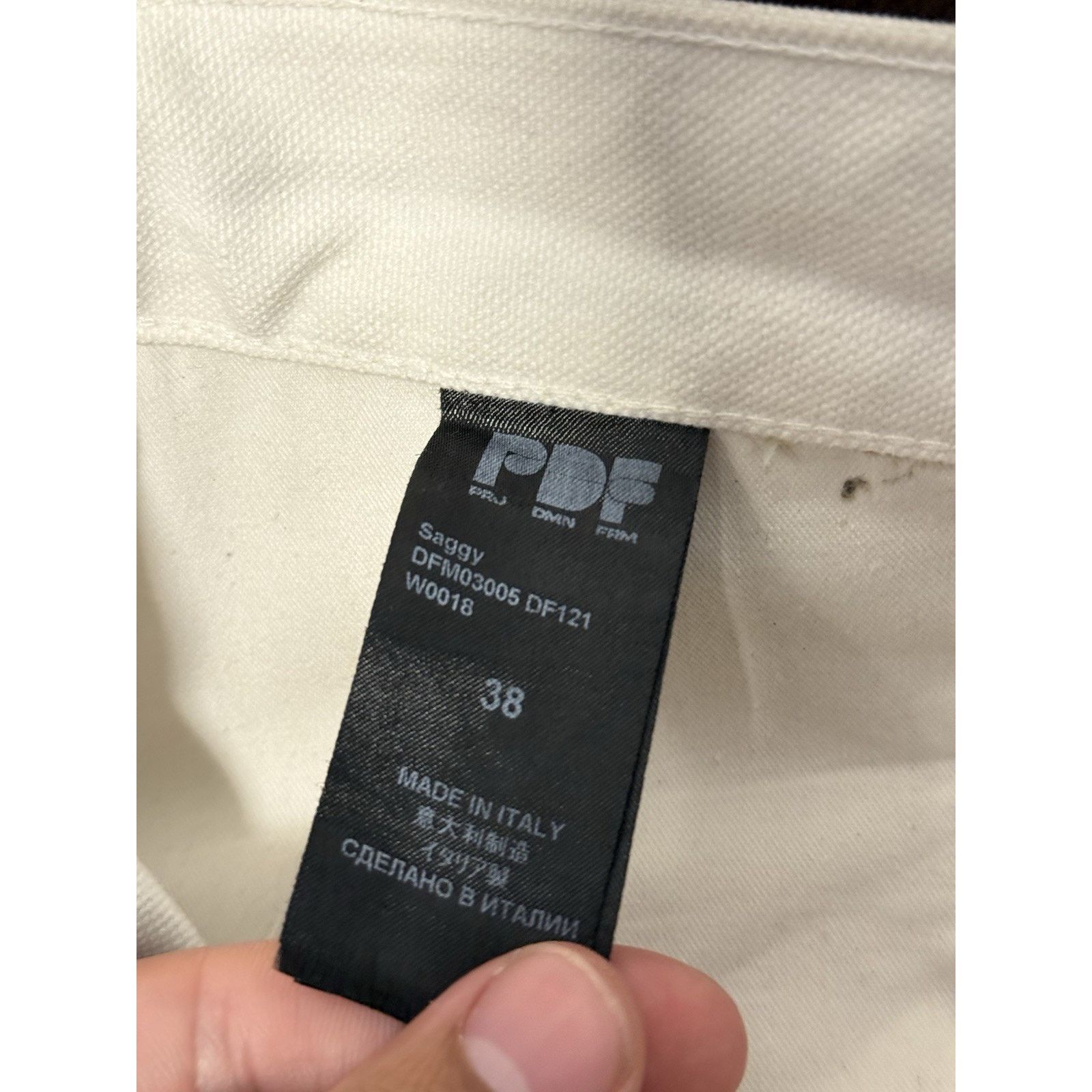 PDF PDF Saggy Brown Denim Pants Size 38 Size US 38 / EU 54 - 5 Thumbnail