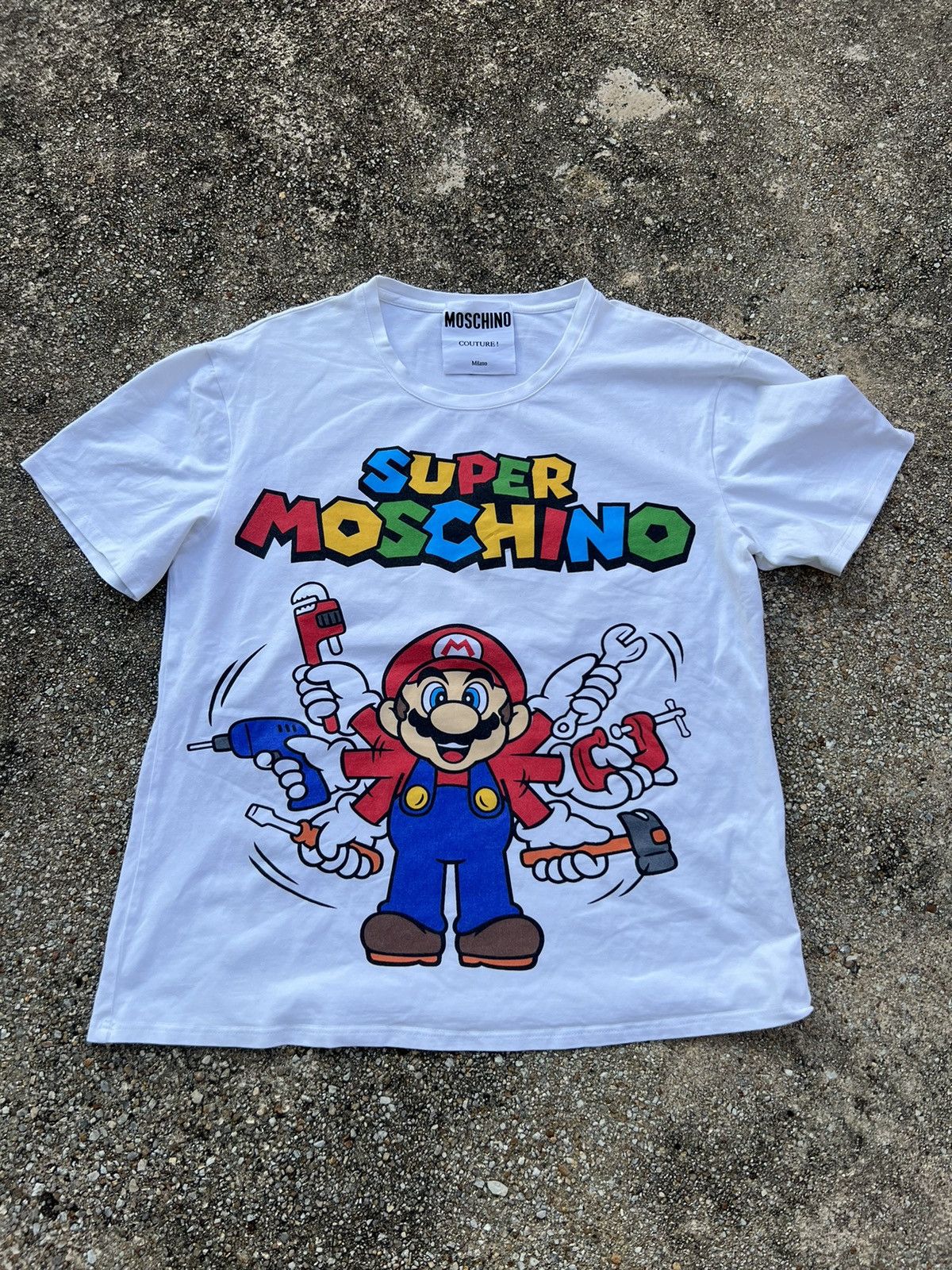 Super Moschino X Nintendo Super Mario Shirt