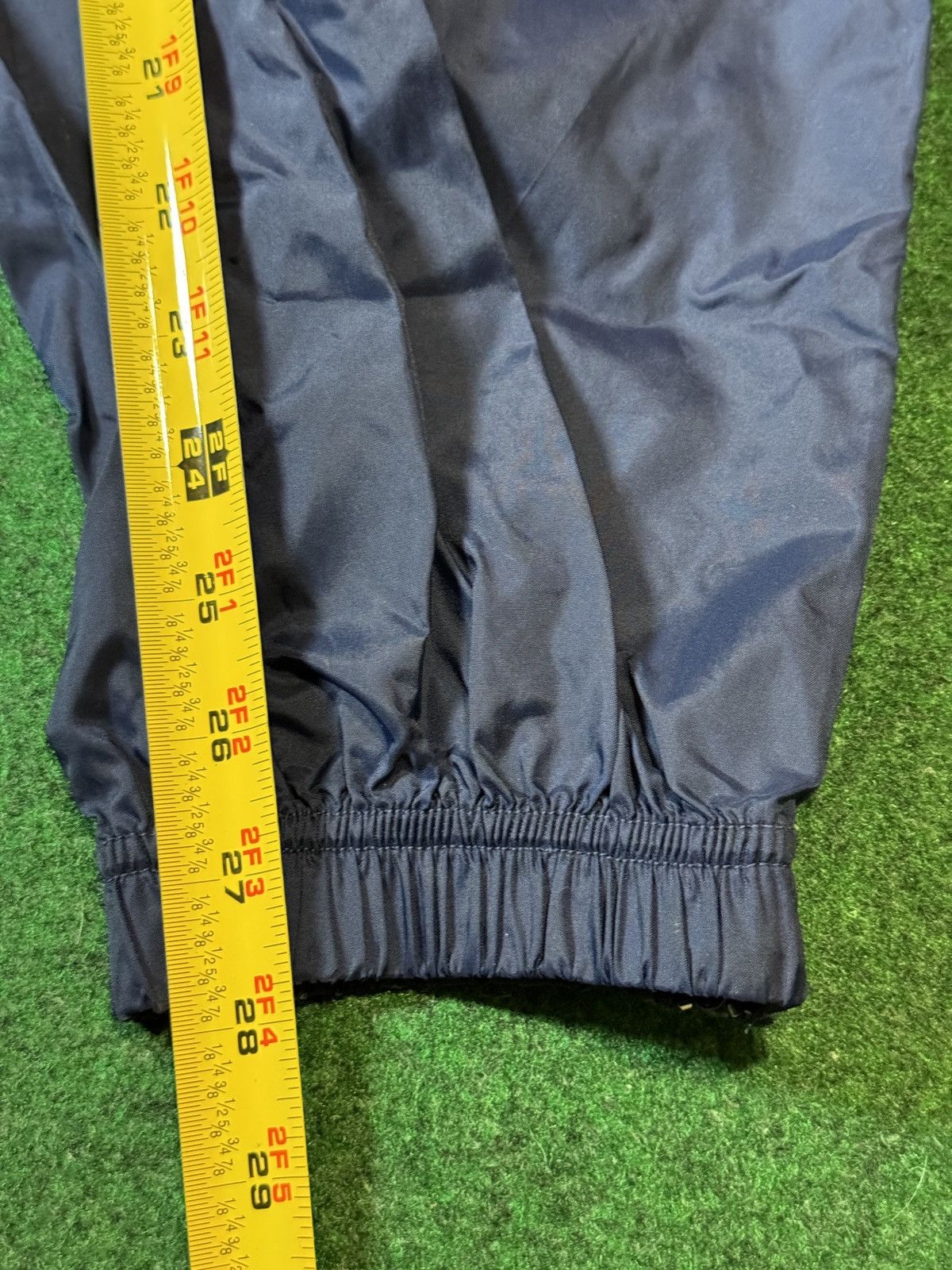 Nike × Vintage Vintage 90s Nike Nylon Blue Joggers Adjustable Waist 26x28 Size US 26 / EU 42 - 7 Thumbnail