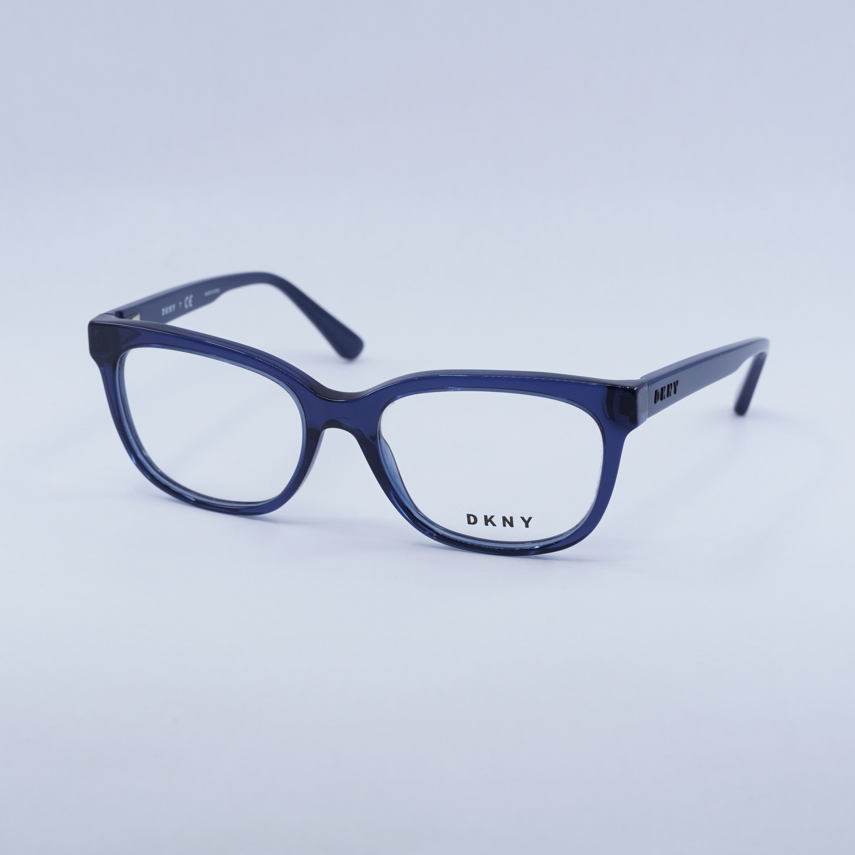 Dkny DY4677 3714 Eyeglasses Blue Translucent 52mm Square