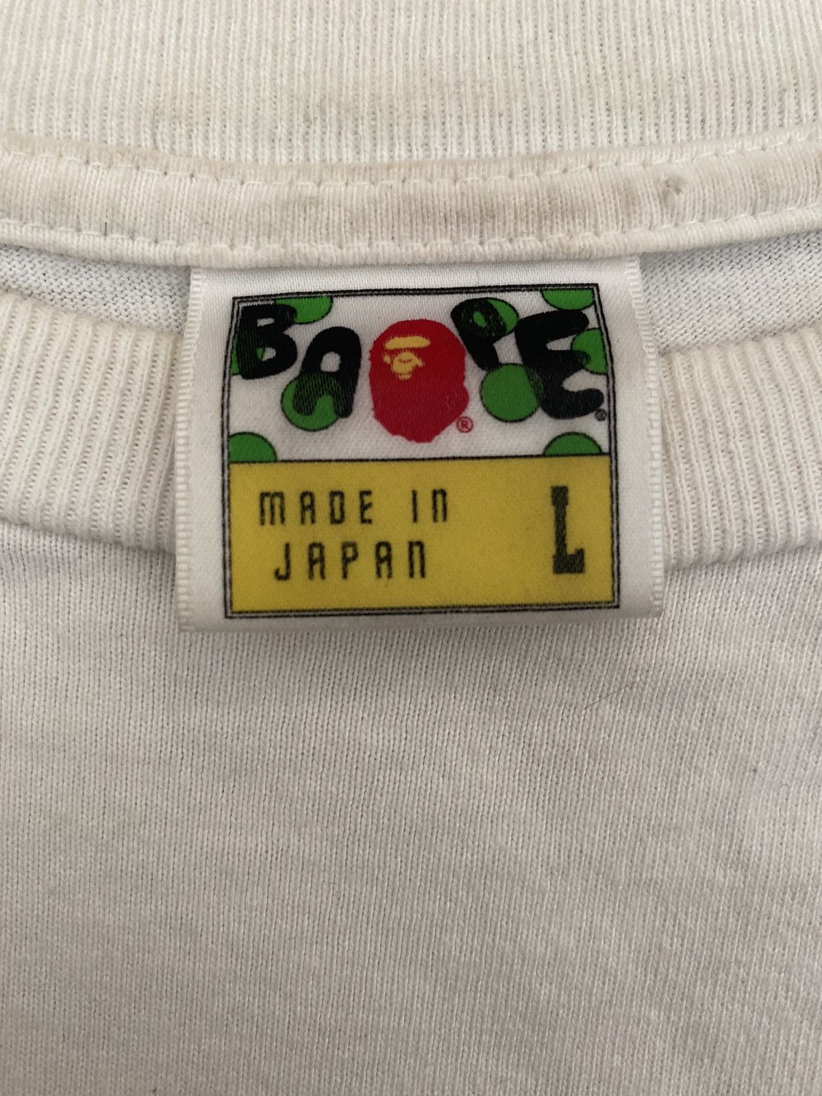Bape Bape 2009 Baby Milo Sleeping Elephant Tee Size US M / EU 48-50 / 2 - 2 Thumbnail