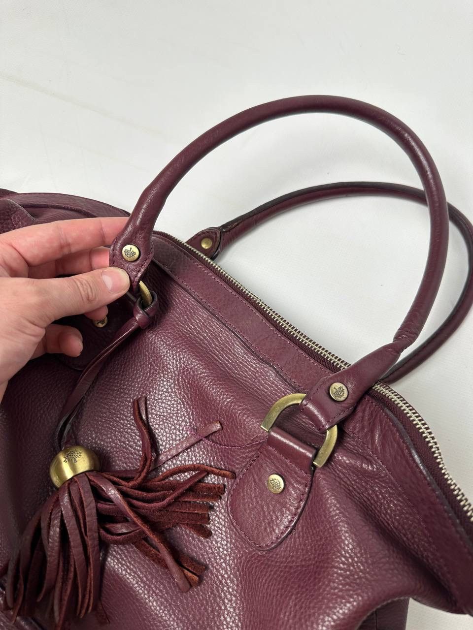 Mulberry Vintage Mulberry Leather Cherry Bag 00s Size ONE SIZE - 13 Thumbnail
