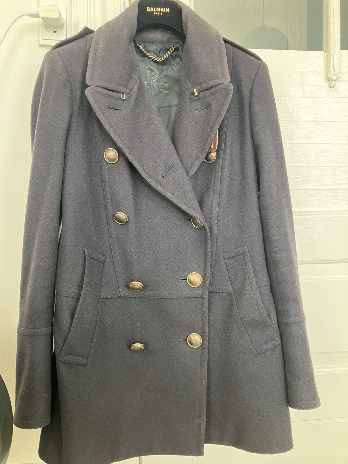 Burberry Prorsum Burberry Prorsum AW2010 Military Peacoat Size US S / EU 44-46 / 1 - 1 Thumbnail