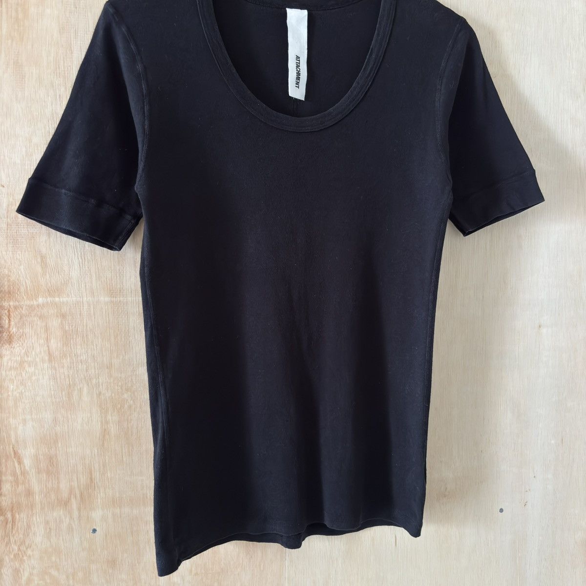 Attachment Japanese Brand Attachment Black Tees Size US S / EU 44-46 / 1 - 5 Thumbnail