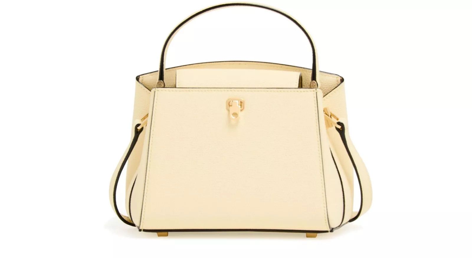 VALEXTRA Brera Micro Pergamena Crossbody Bag New