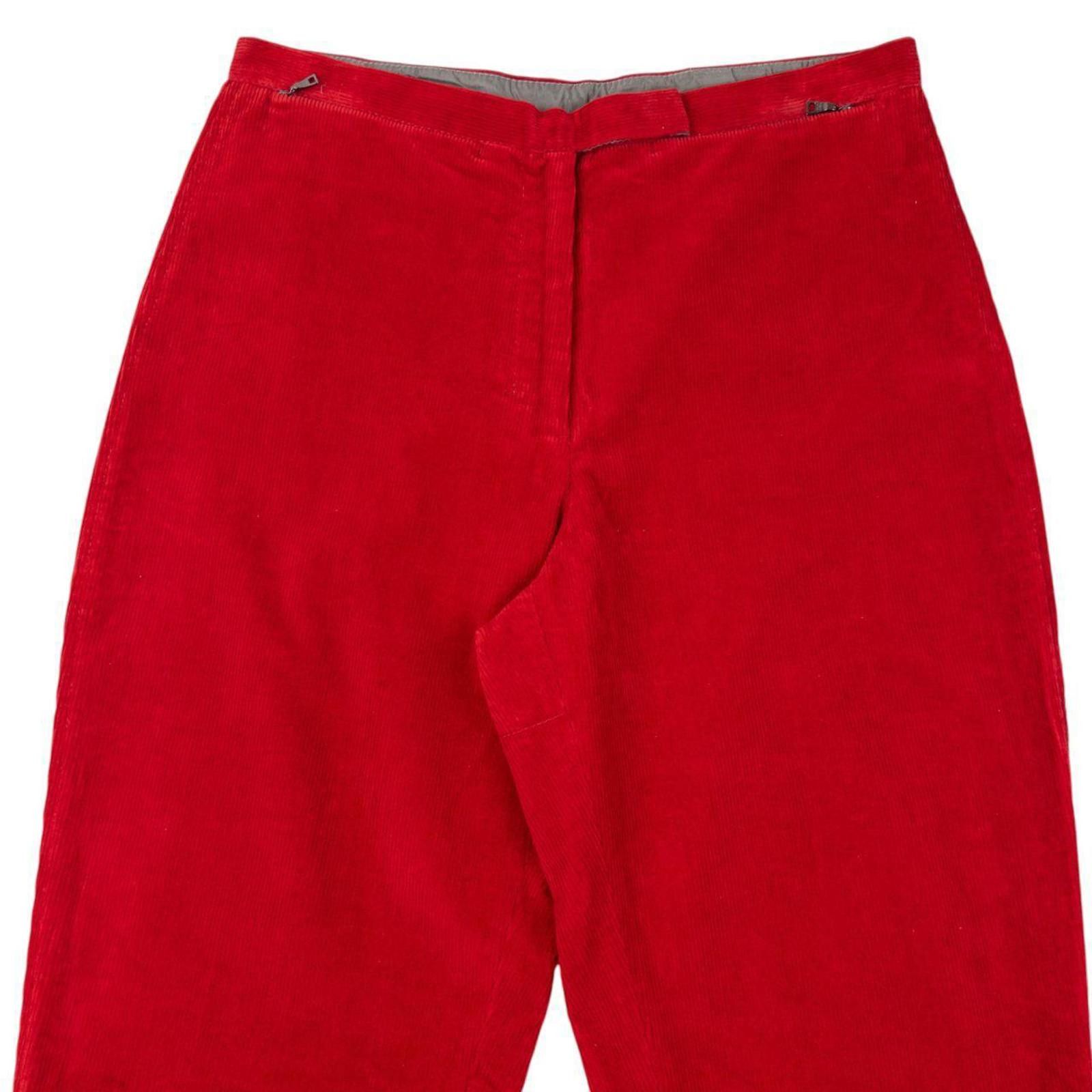 Prada Vintage 2000s Prada Sport Layered Zip Cuff Corduroy Trousers Size US 27 - 5 Thumbnail