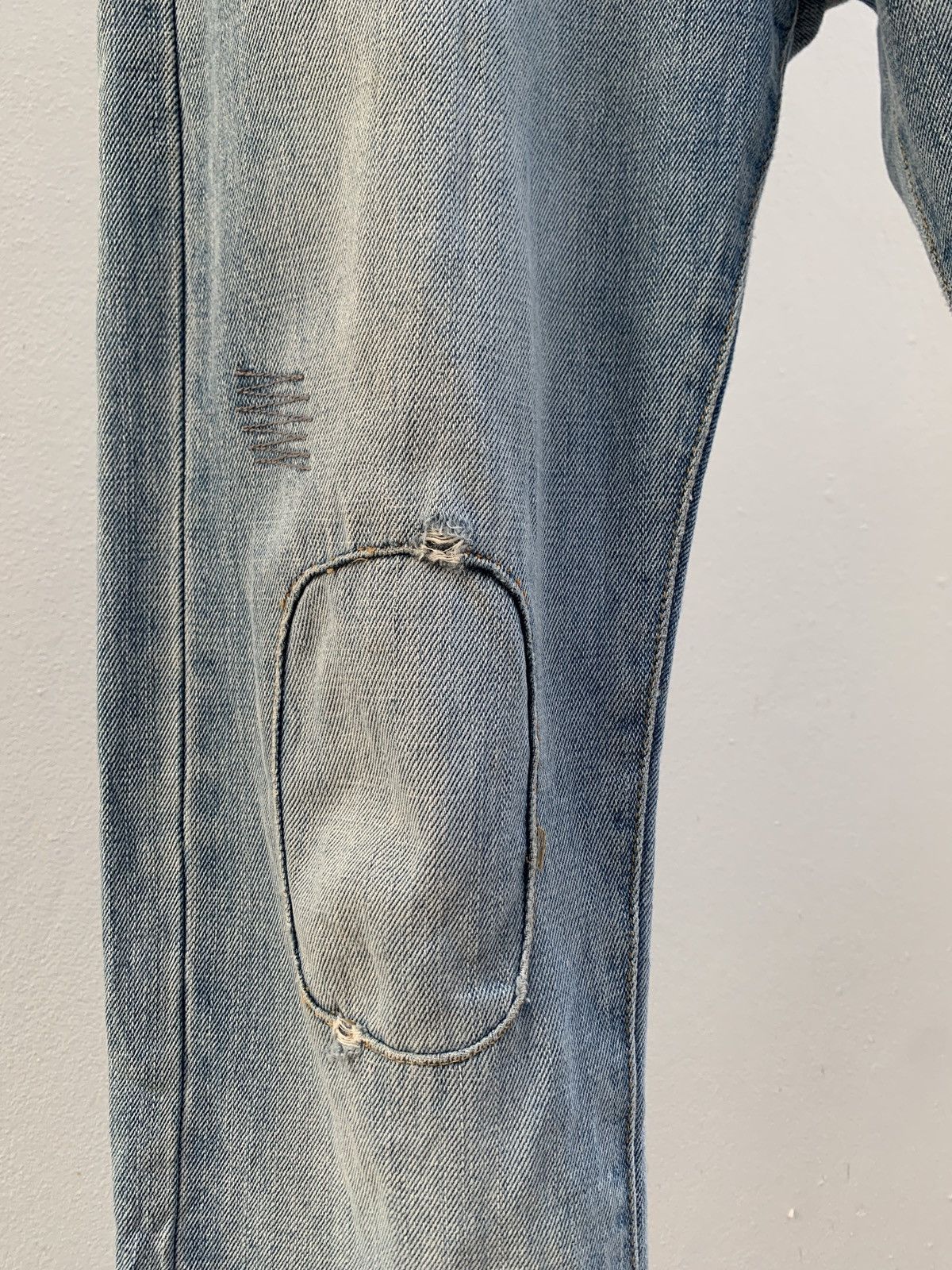 Vintage Thrashed Vintage J-honey Flared Jeans Distressed ERD Size US 32 / EU 48 - 4 Thumbnail