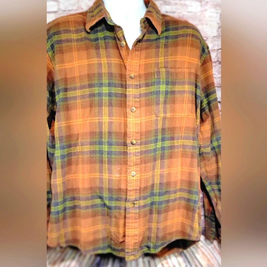 Izod Izod flannel plaid button up top size Xl Size US XL / EU 56 / 4 - 1 Thumbnail