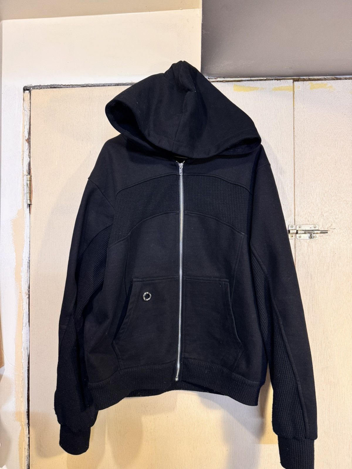 If Six Was Nine × Japanese Brand × Le Grande Bleu (L.G.B.) Rare Waffle Paneled Zip Up Hoodie sweater Size US S / EU 44-46 / 1 - 5 Thumbnail