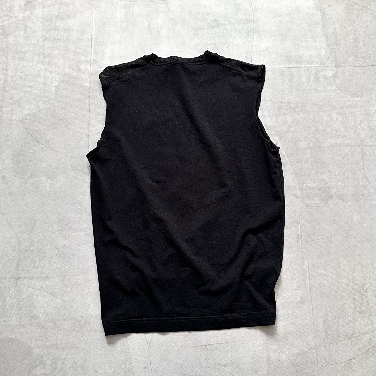 Dirk Bikkembergs Archive Dirk Bikkembergs Punk Distressed Knit Vest Tank Top Size US M / EU 48-50 / 2 - 13 Thumbnail