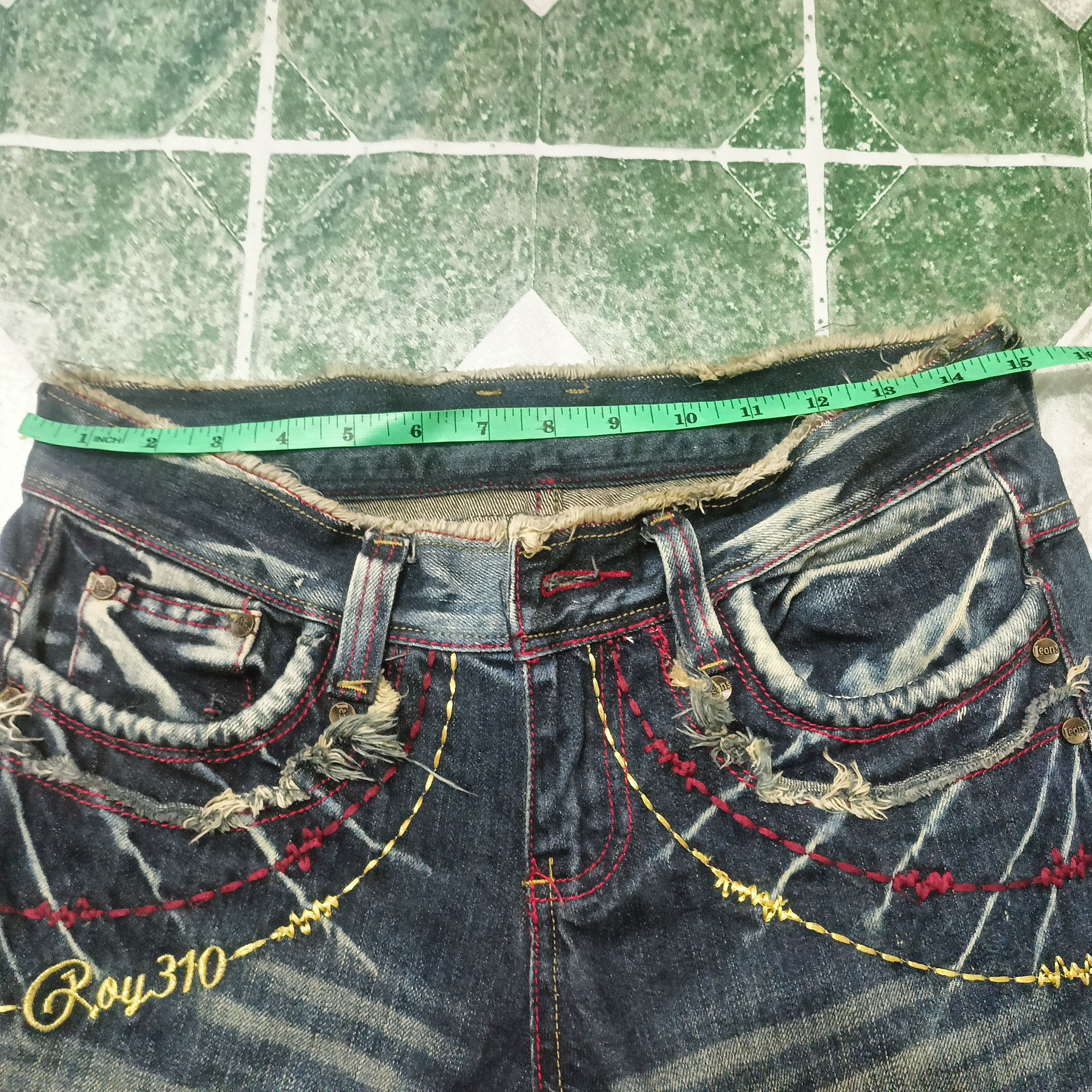If Six Was Nine Roy 310 flared distressed bootcut jeans Size US 29 - 17 Thumbnail