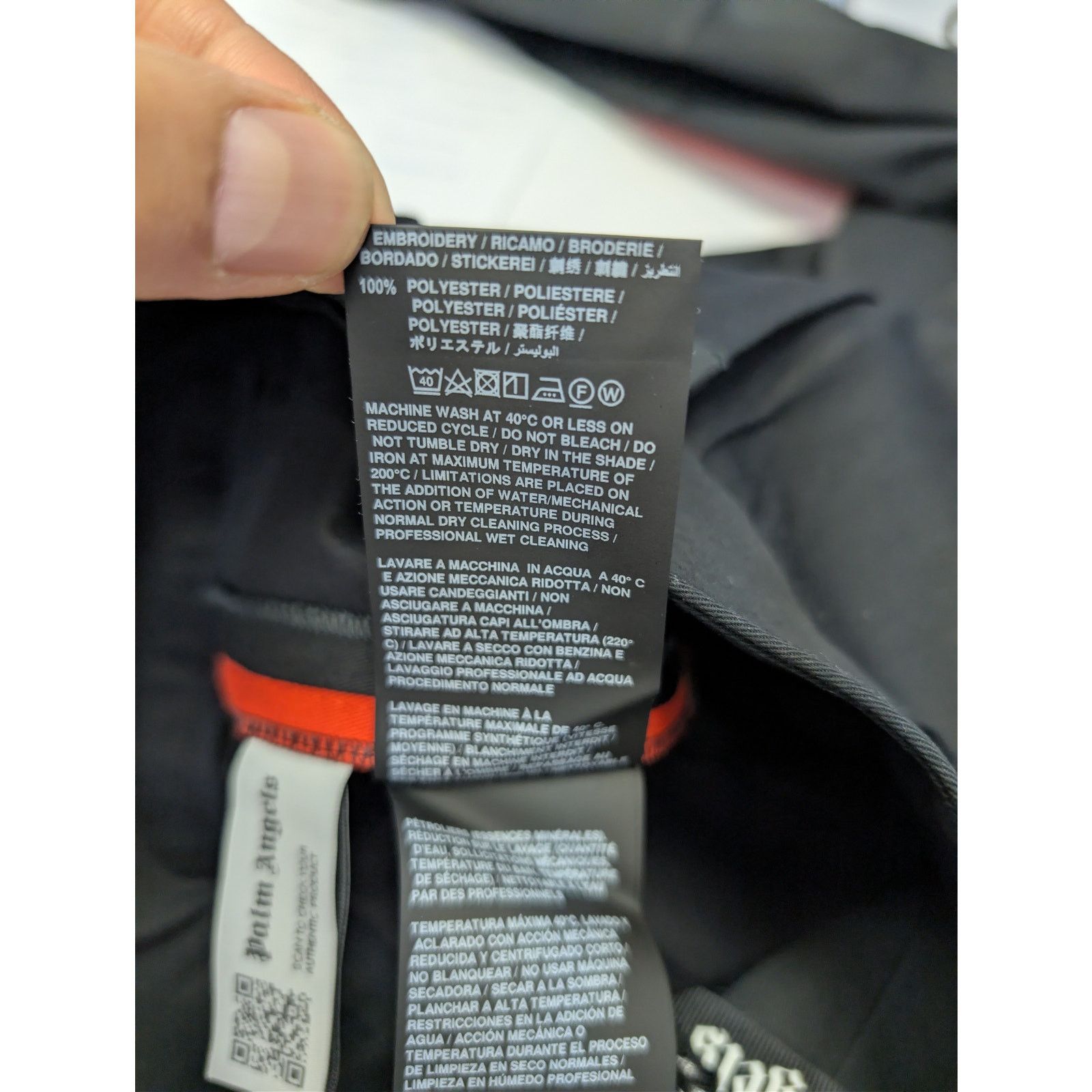 Palm Angels o1rshd1 Racing Chino Pants in Black / Red Size US 32 / EU 48 - 20 Thumbnail