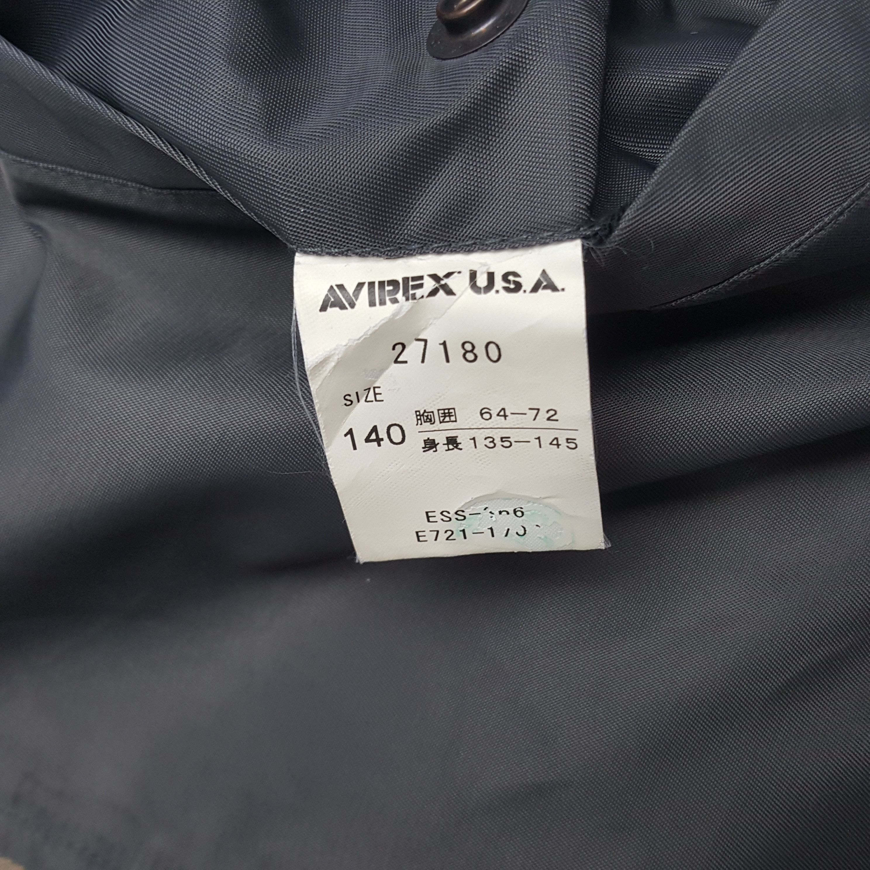 Avirex × Vintage Vintage Avirex USA Military Bomber Jacket Size US XXS / EU 40 - 9 Thumbnail