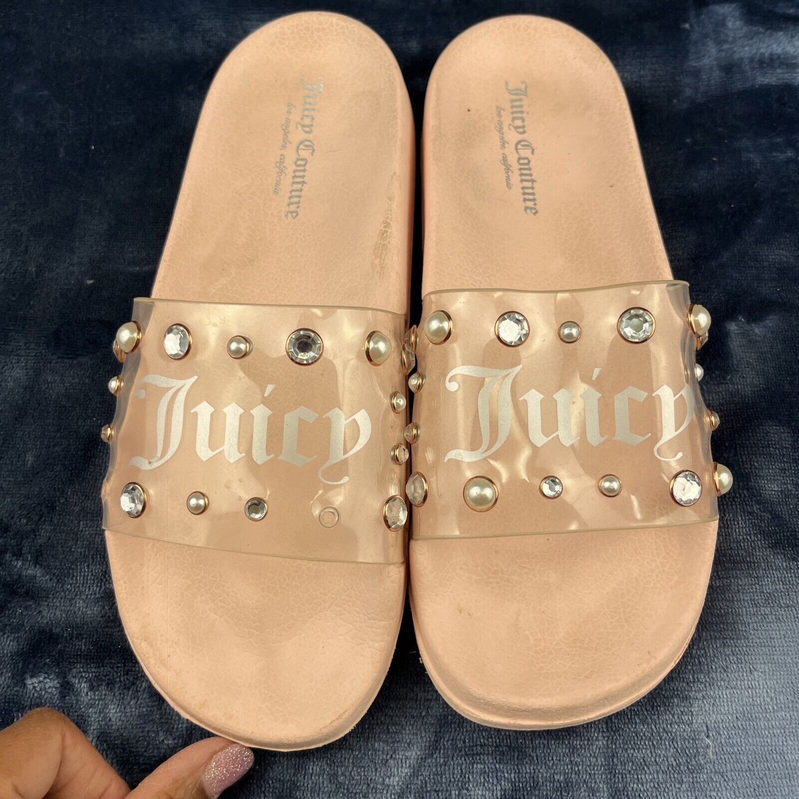 Juicy Couture Vintage Y2K Juicy Couture Slides Womens Sz 8 Sandals Pink Size US 8 / IT 38 - 2 Thumbnail