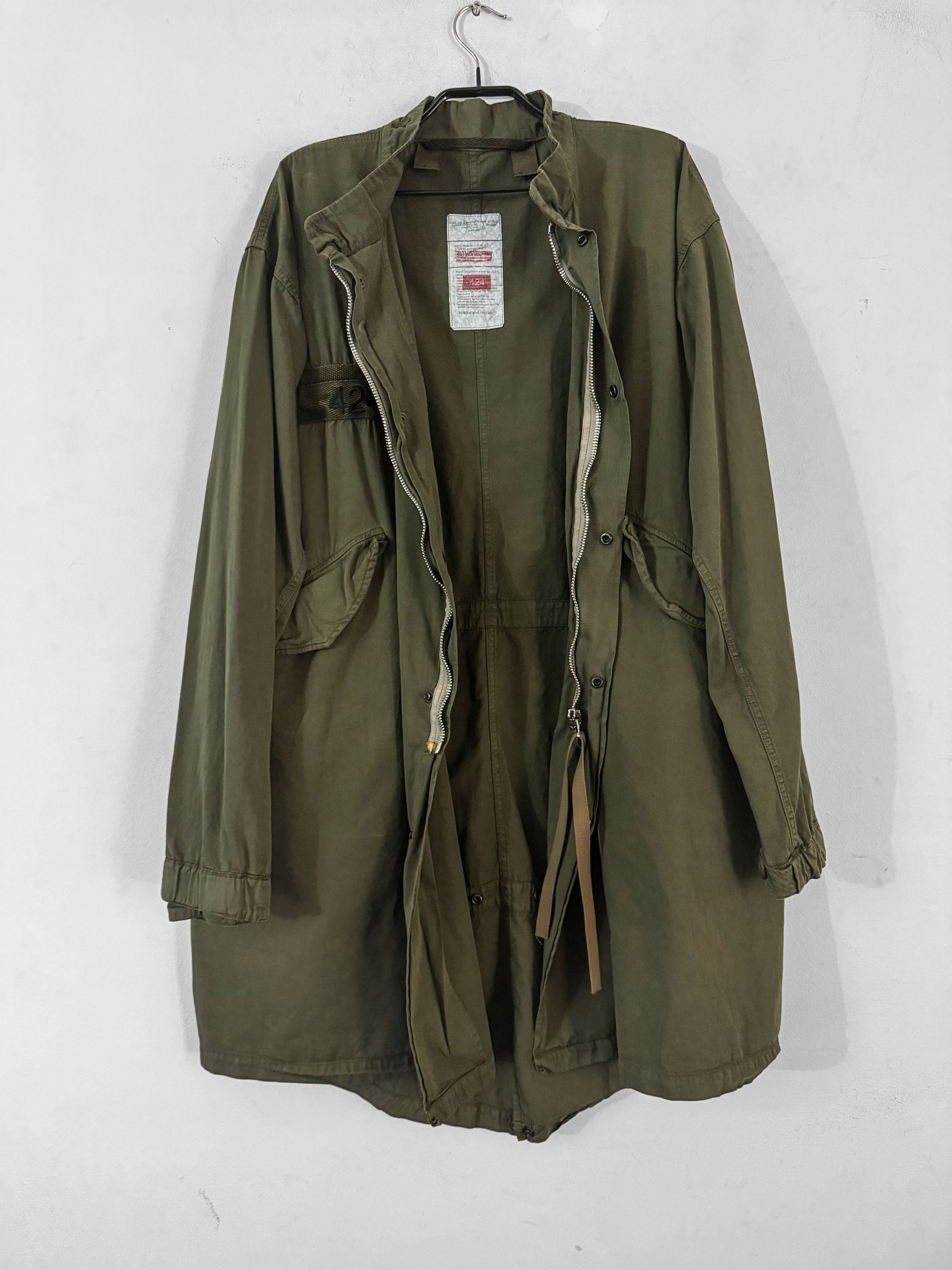 424 Graphic Patched Military Field Parka Size US XL / EU 56 / 4 - 2 Thumbnail