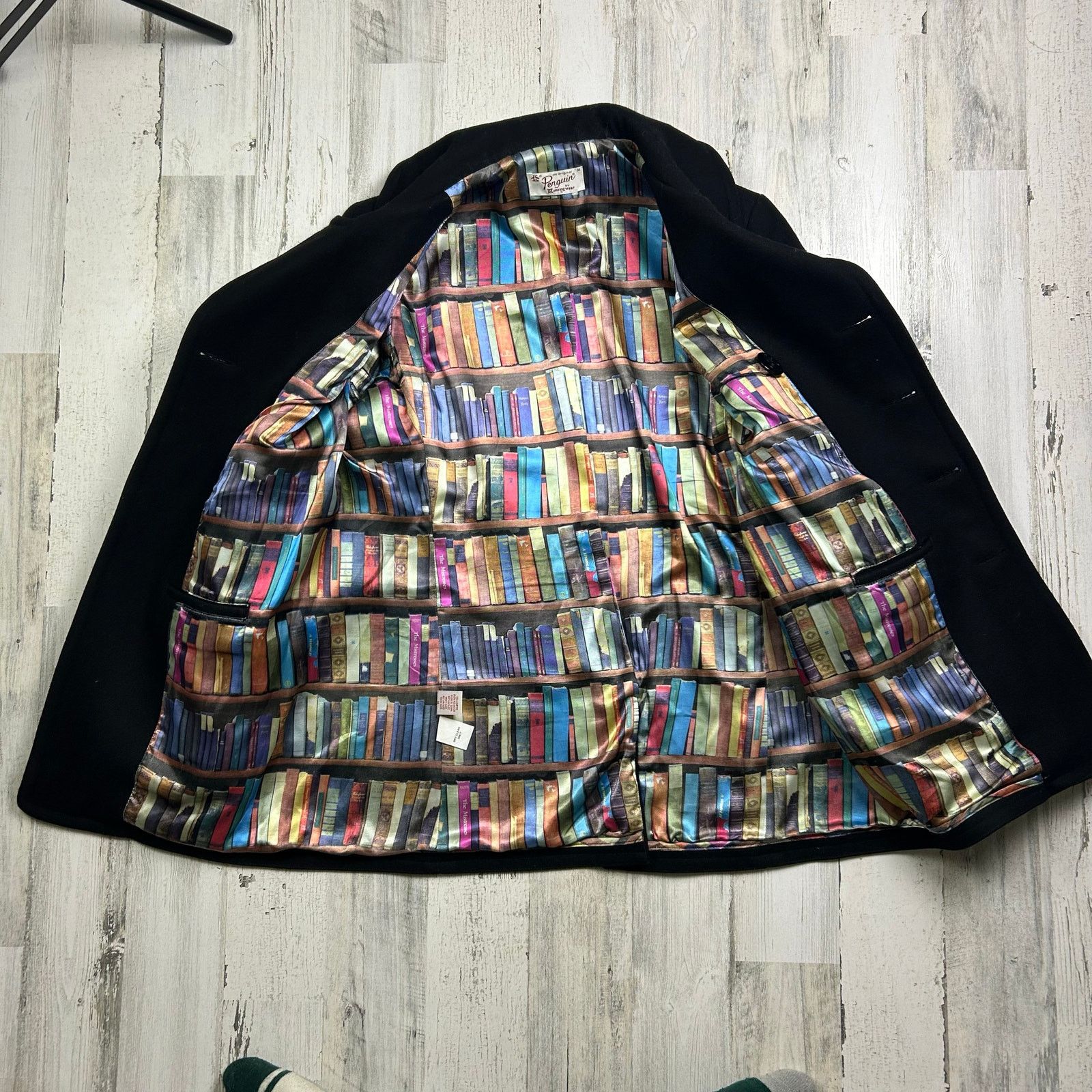 Original Penguin × Vintage Penguin by Munsingwear Black Wool Peacoat Size US M / EU 48-50 / 2 - 4 Thumbnail