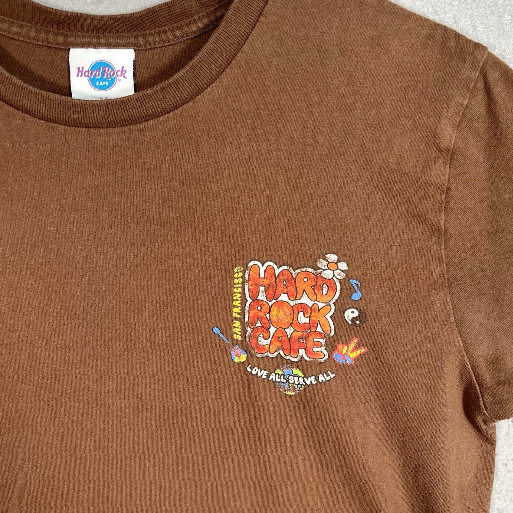 Hard Rock Cafe VINTAGE Hard Rock Café x PacSun T Shirt Adult Medium Brown Mens Shirt Crew Neck Short Sleeve 90s Concert Merch Size US M / EU 48-50 / 2 - 3 Thumbnail