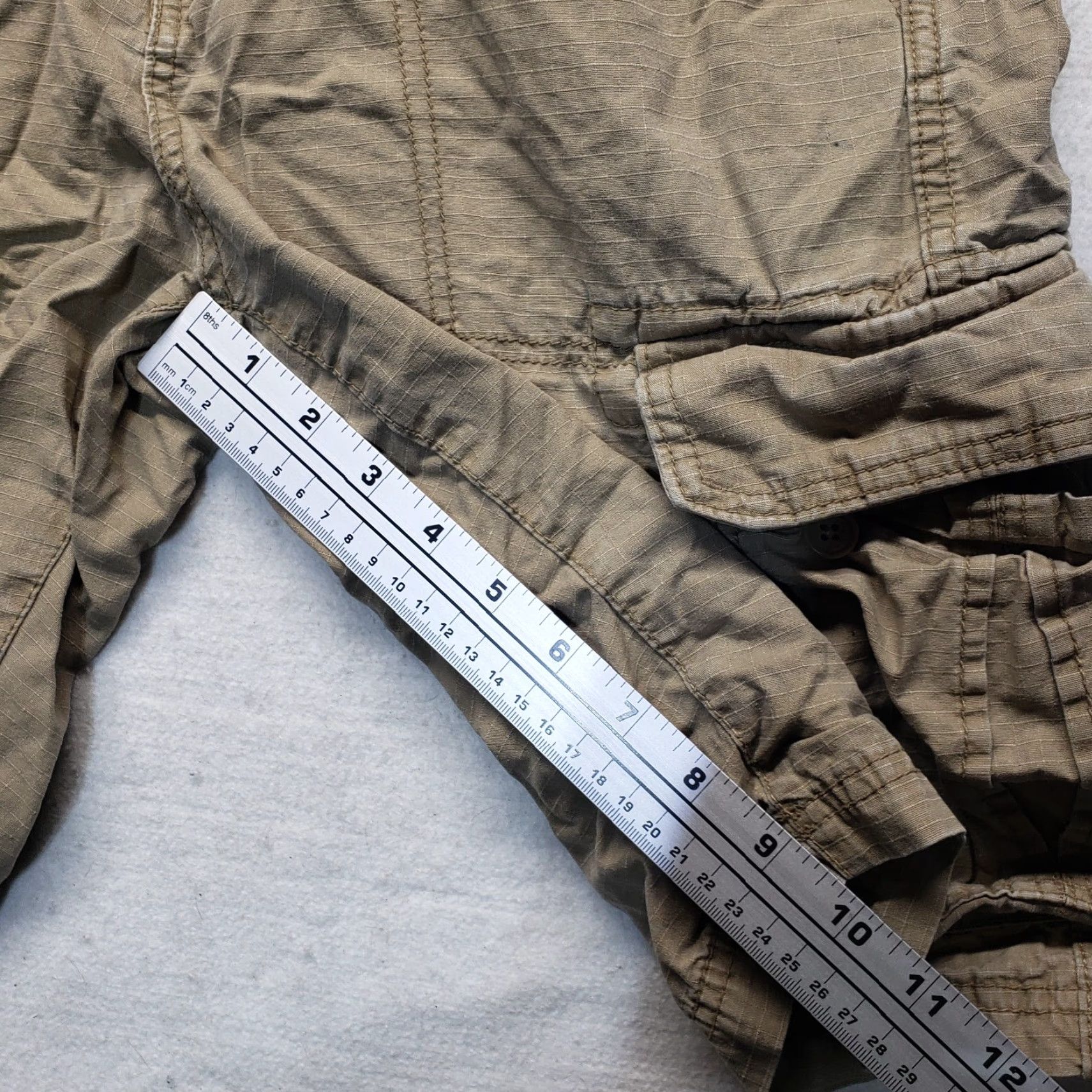 Vintage VINTAGE Goodfellow Cargo Shorts Men 28 Brown Tan Short Adult Size 28 Mens Size US 28 / EU 44 - 6 Thumbnail