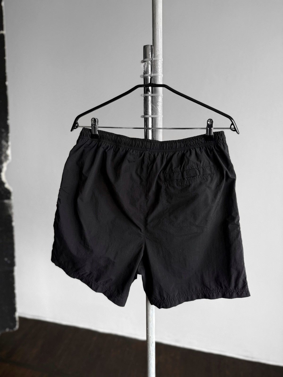 Nike Nike Vintage Nylon Black Spell Out Logo Swim Trunks Shorts Size US 30 / EU 46 - 2 Thumbnail