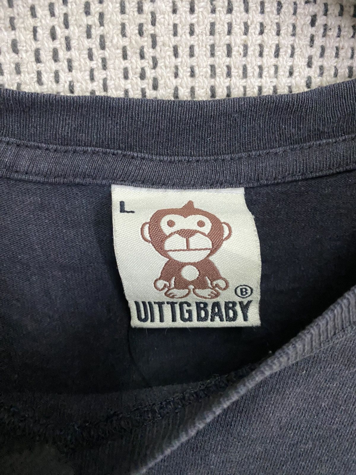Japanese Brand × Vintage By uittg baby no banana no life tshirt baby milo style sZ L Size US L / EU 52-54 / 3 - 4 Thumbnail